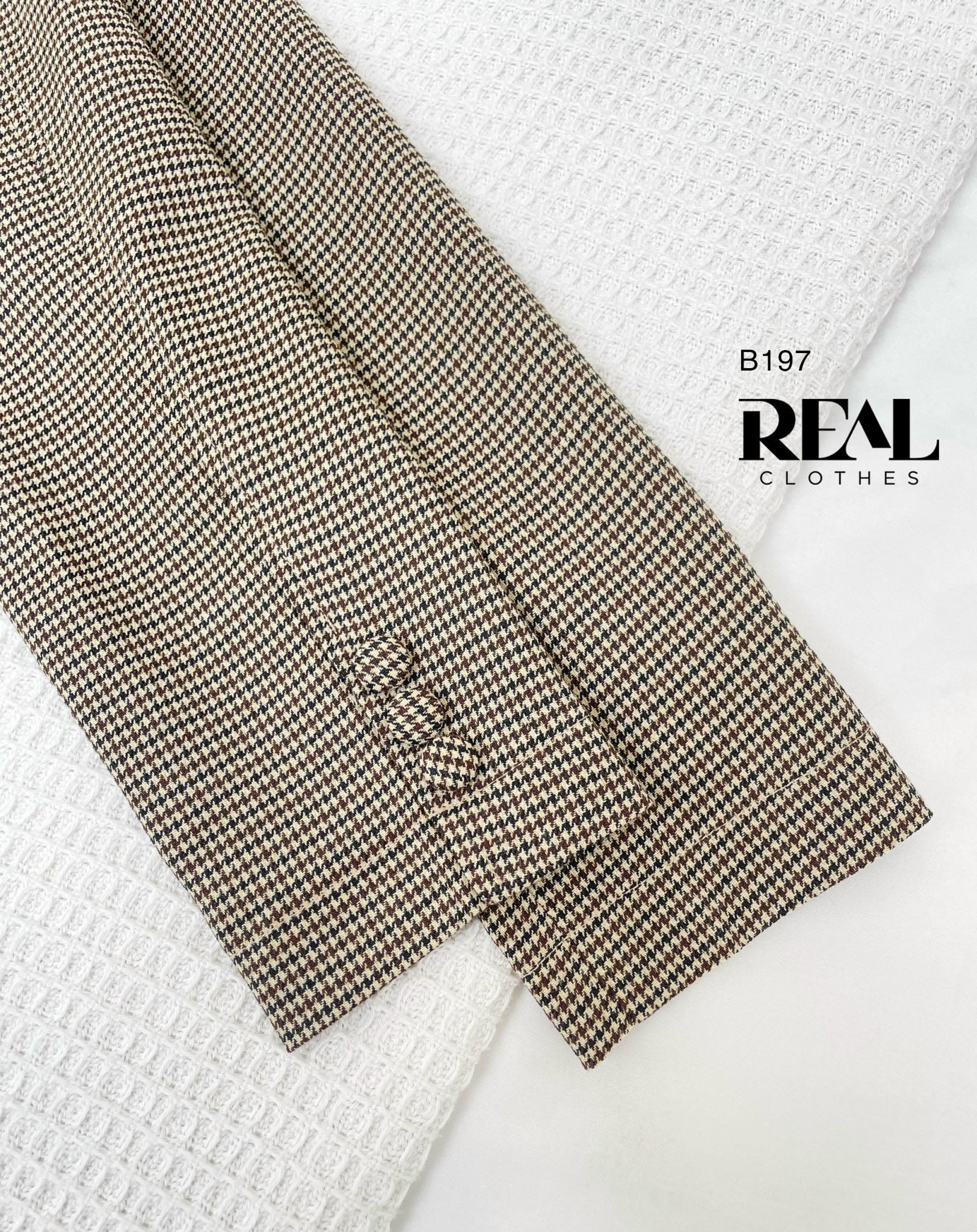 Blazer zigzag nâu SALE - size XS