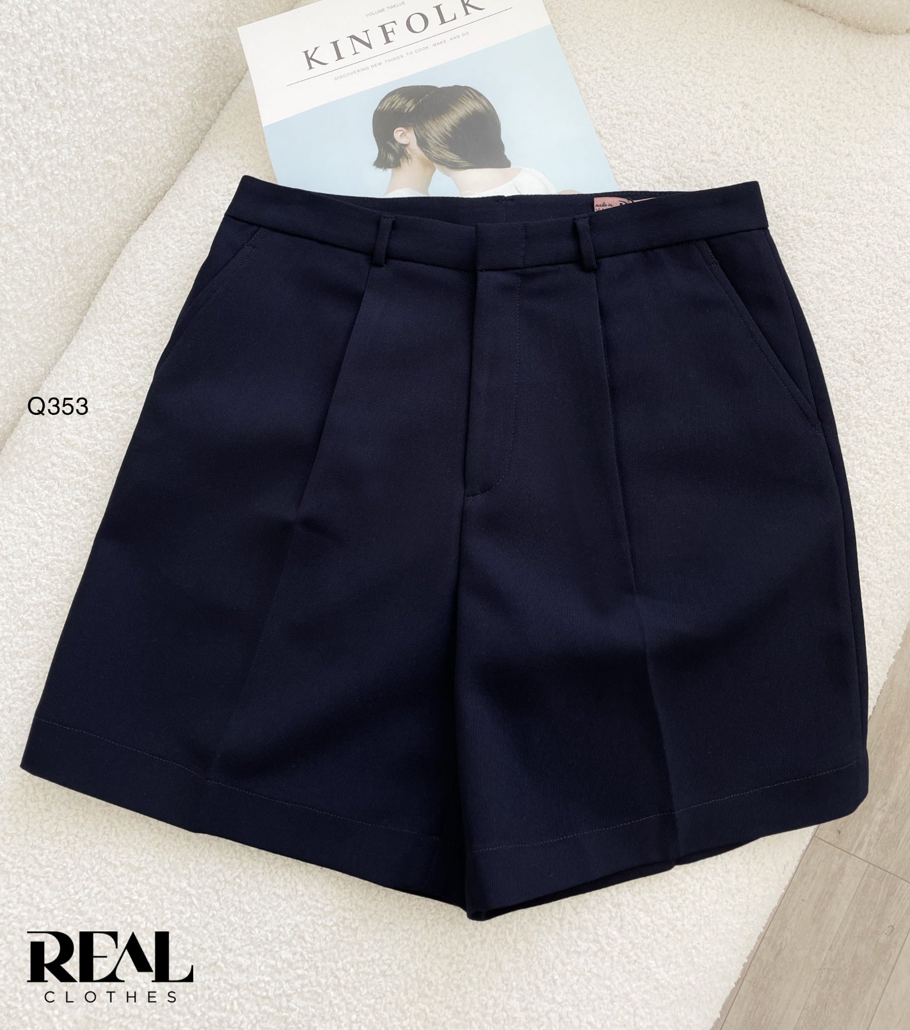 Quần short cindy xanh đen SALE - size XS