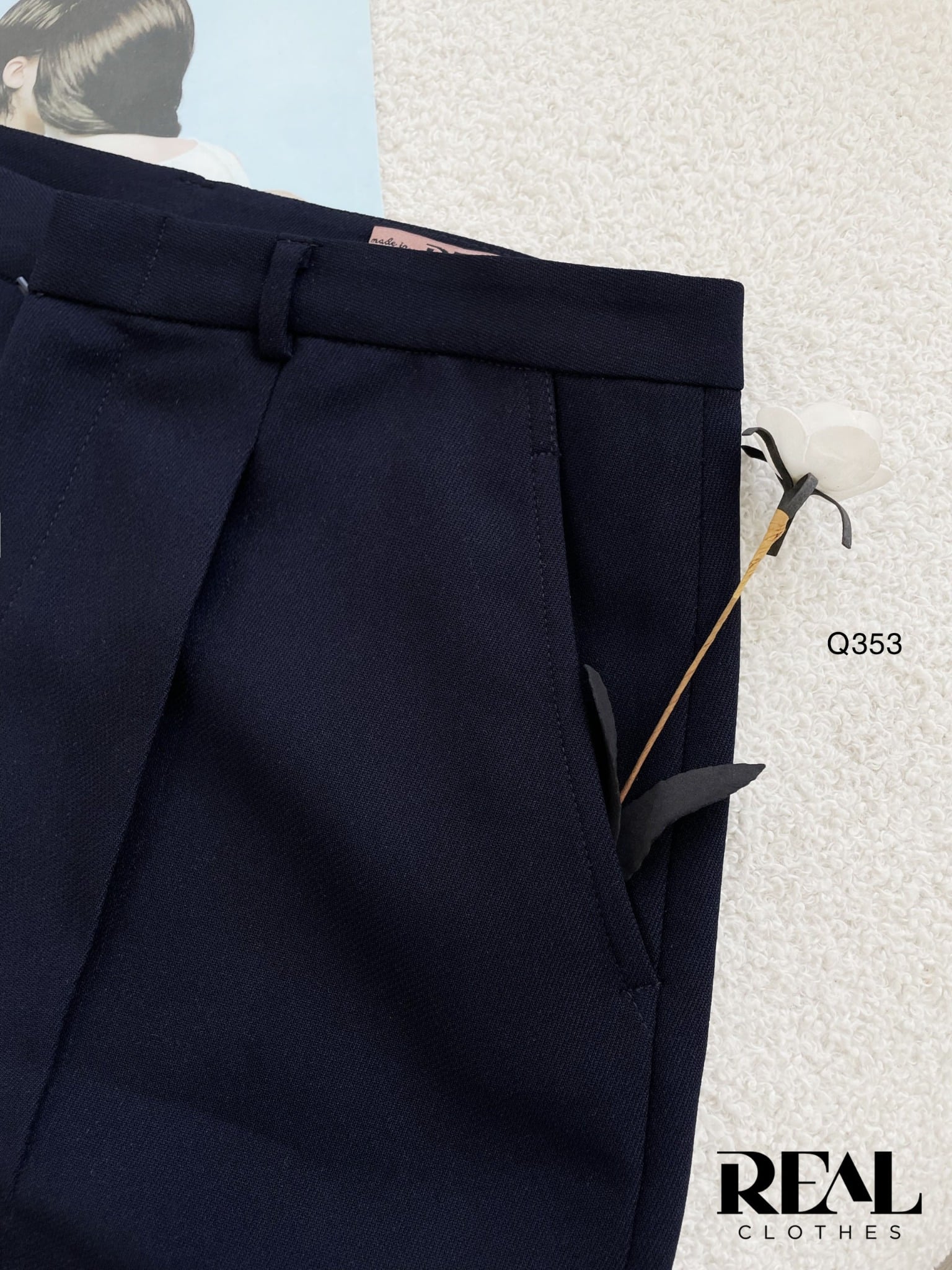 Quần short cindy xanh đen SALE - size XS