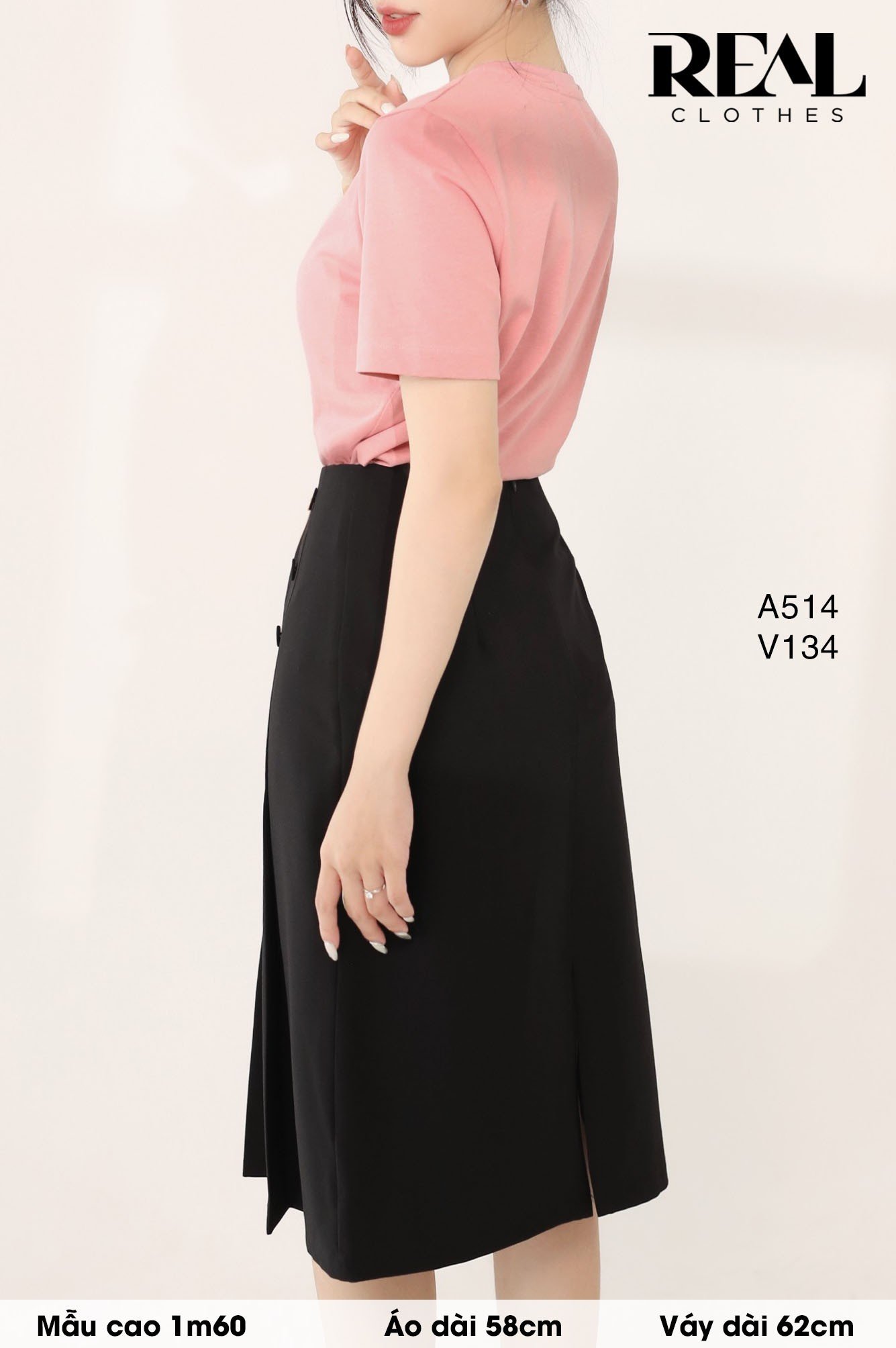 Áo thun cotton hồng SALE - size XL