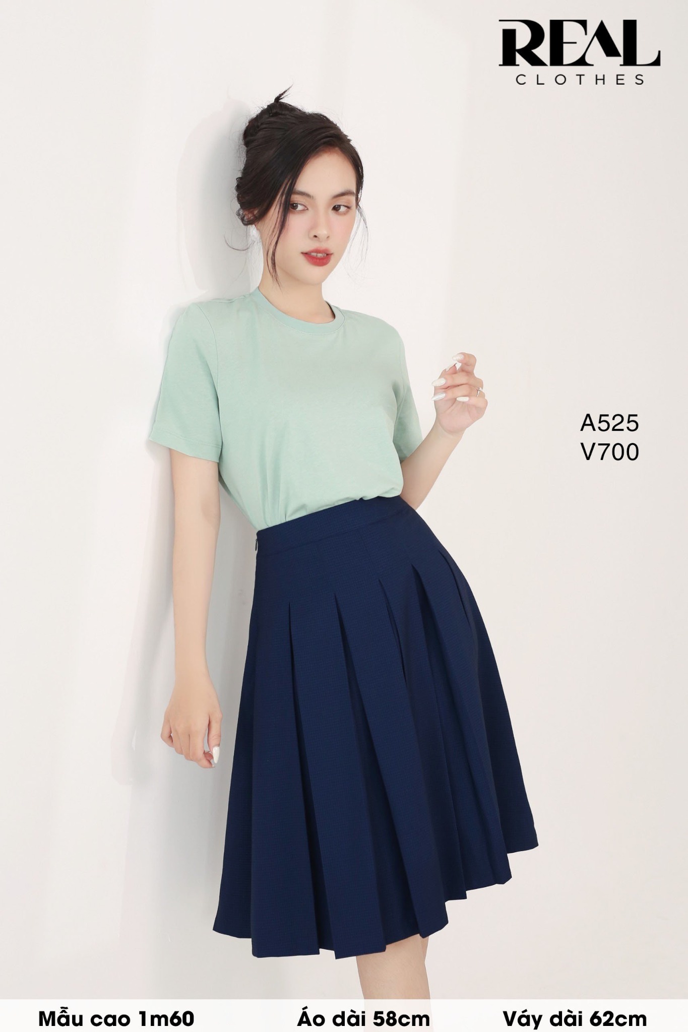 Áo thun cotton bạc hà SALE