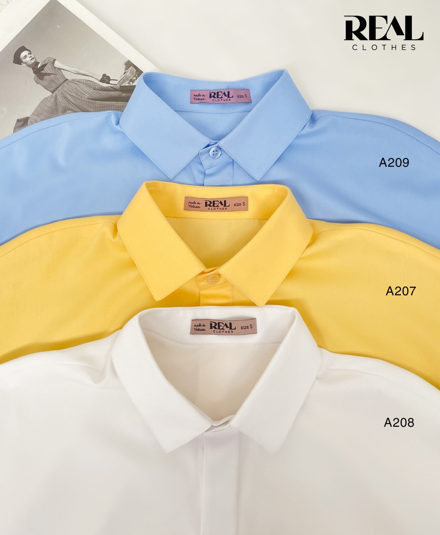 Sơ mi cánh dơi trắng