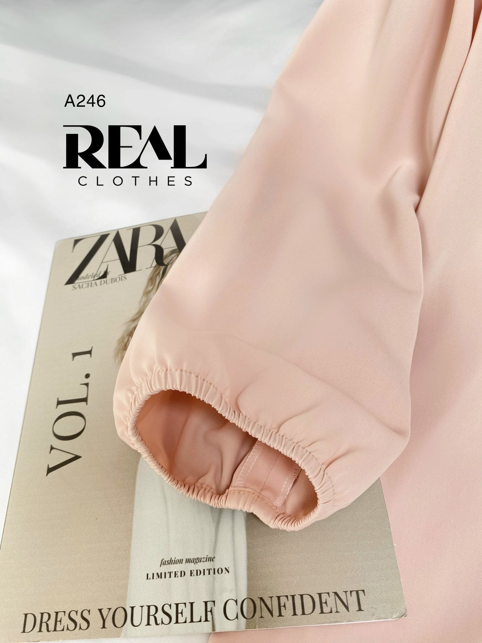 Áo Hana cam nhạt FINAL SALE - size XS