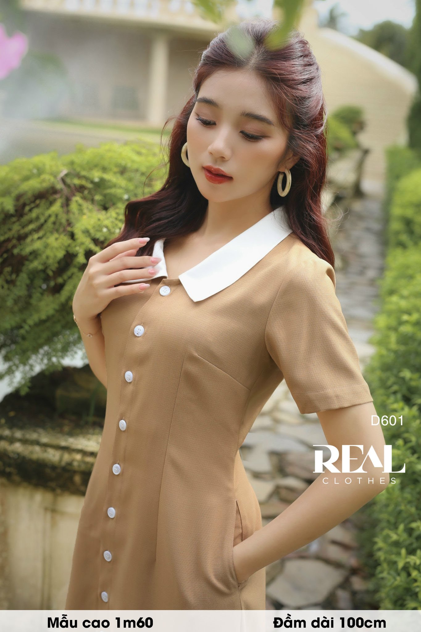 Đầm Yoona cà phê sữa SALE