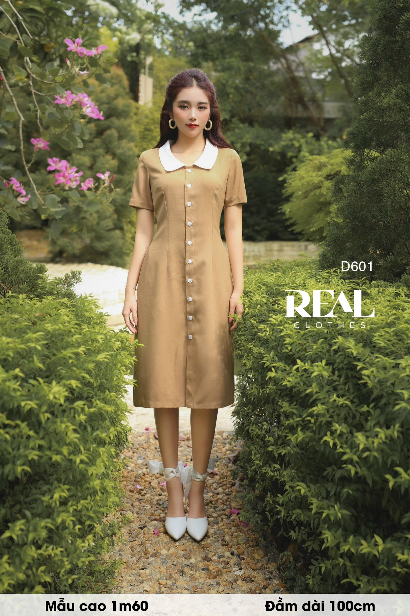 Đầm Yoona cà phê sữa SALE