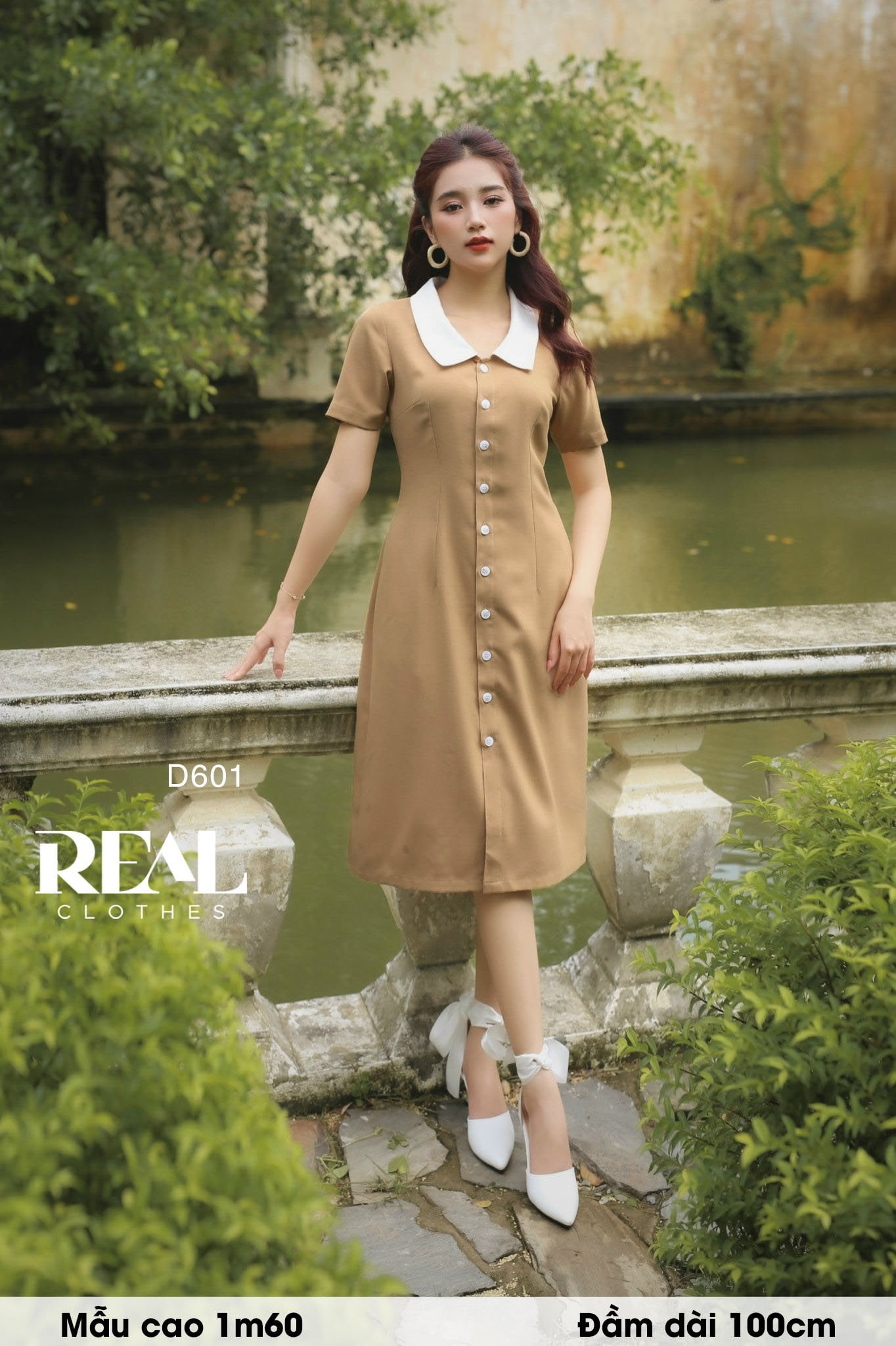 Đầm Yoona cà phê sữa SALE