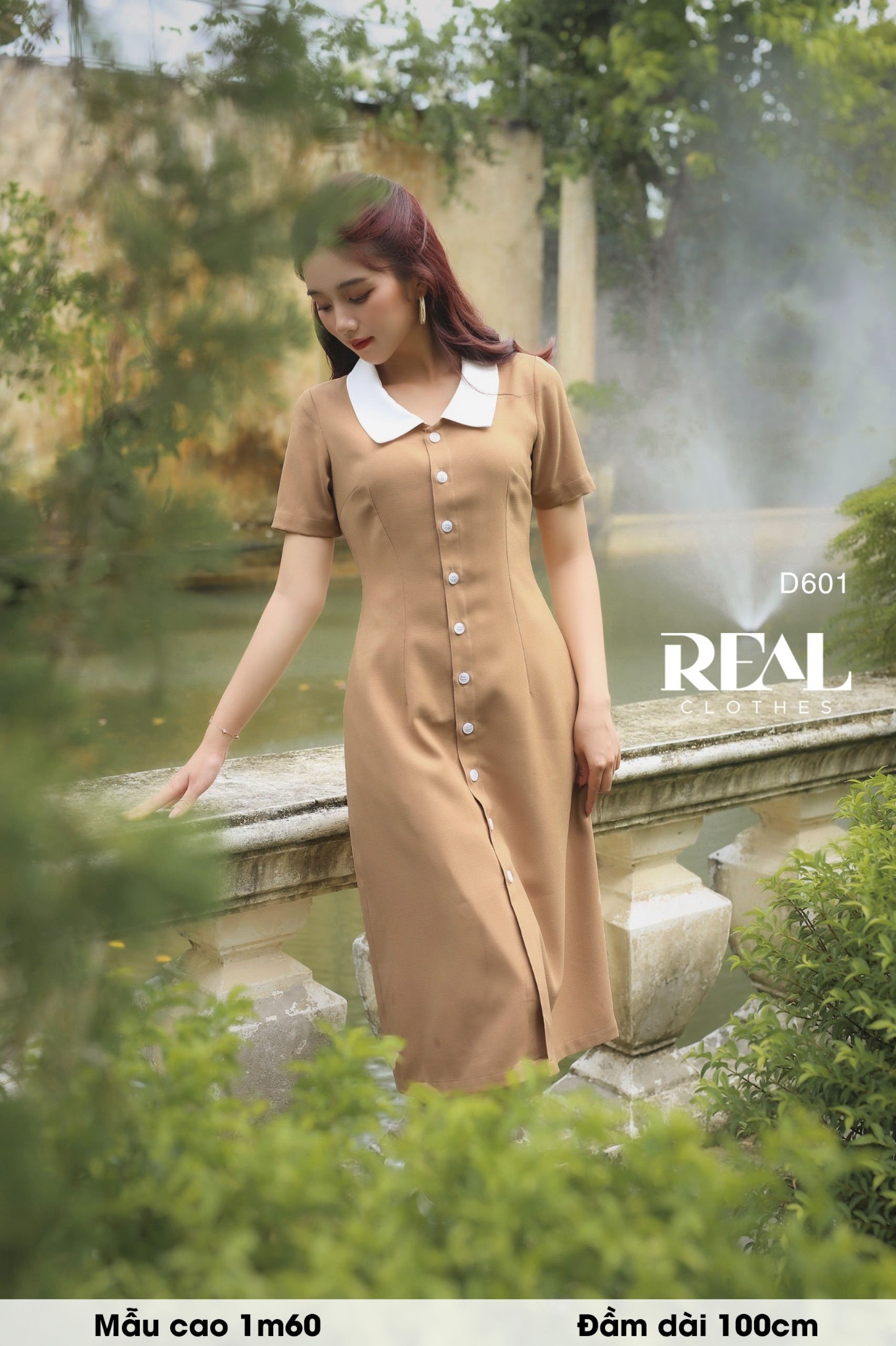 Đầm Yoona cà phê sữa SALE