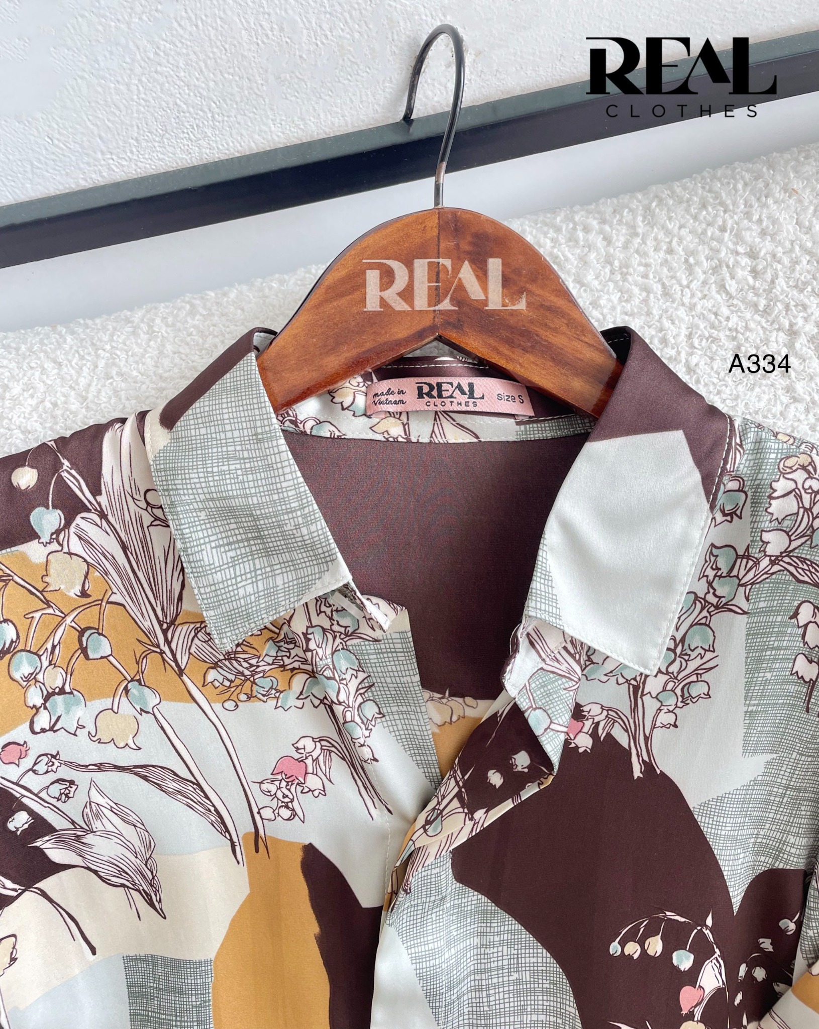 Sơ mi satin lập thể SALE