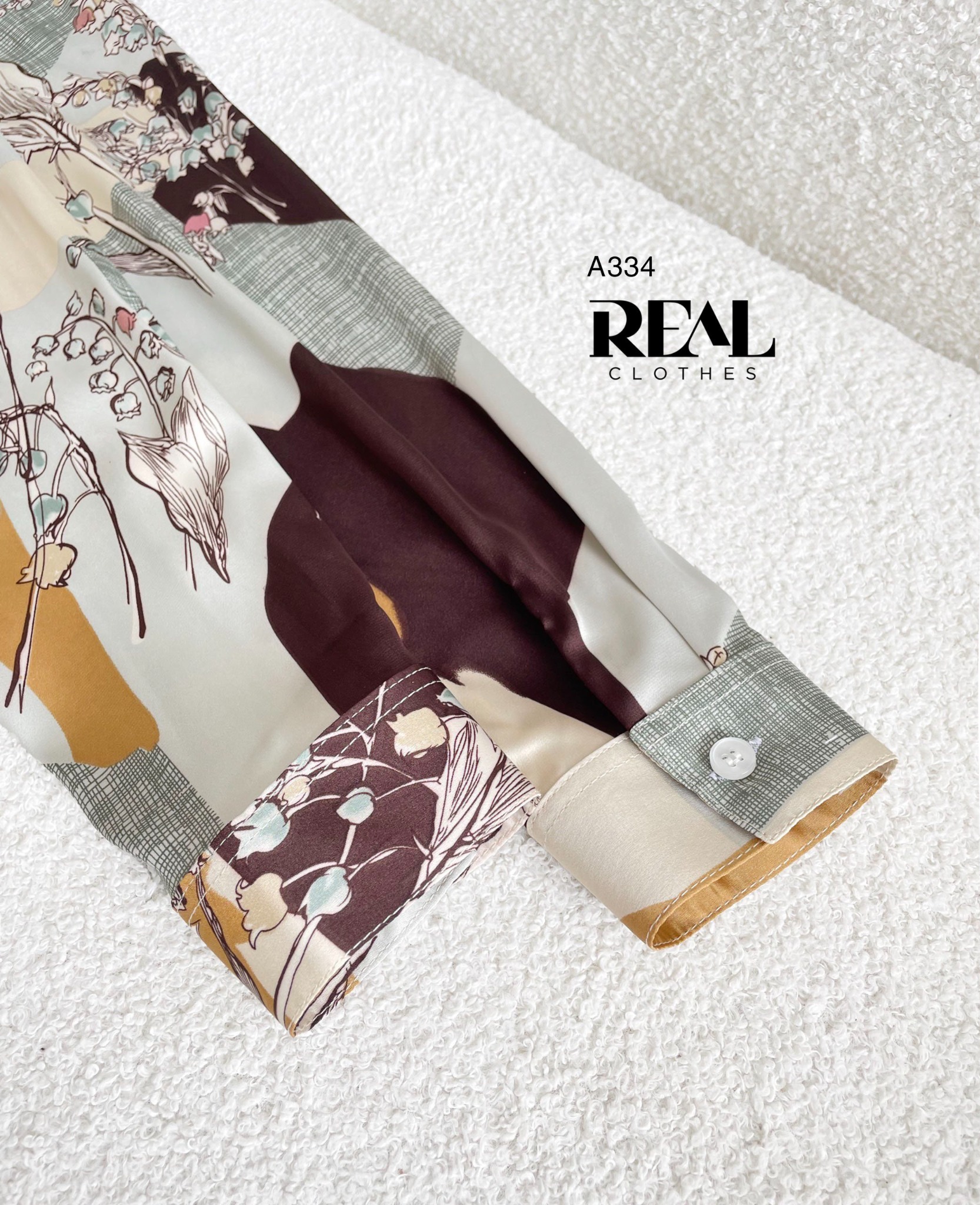 Sơ mi satin lập thể SALE