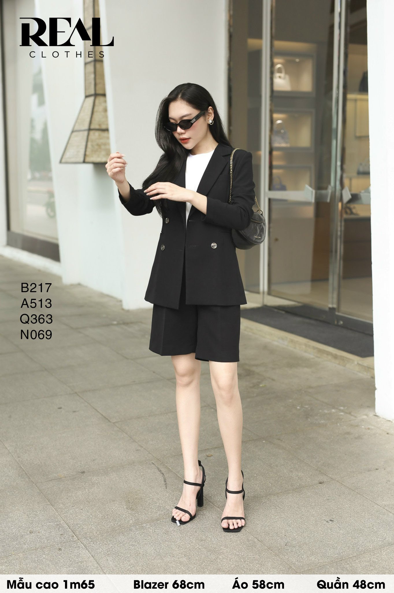 Blazer Paris đen SALE