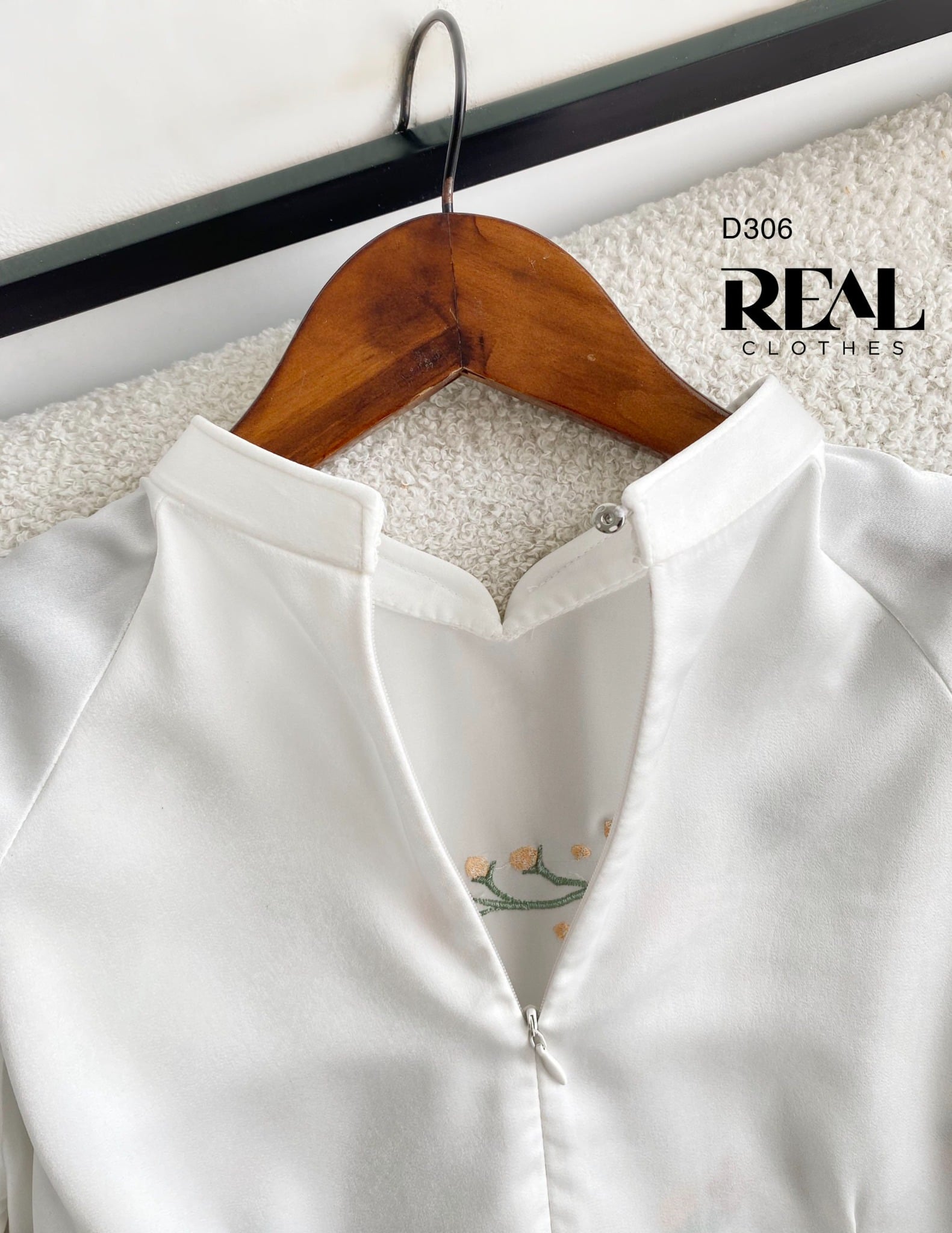 Áo dài cách tân vivi trắng