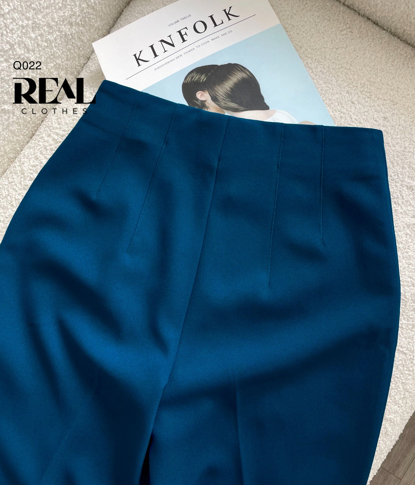 Quần Tokyo cindy xanh cổ vịt