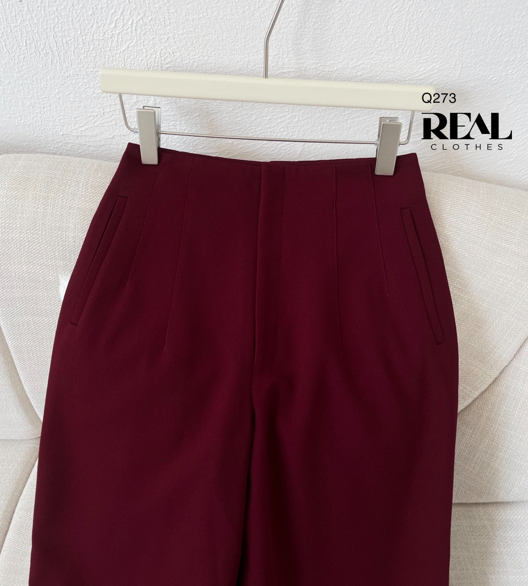 Quần suông Tokyo đỏ đô