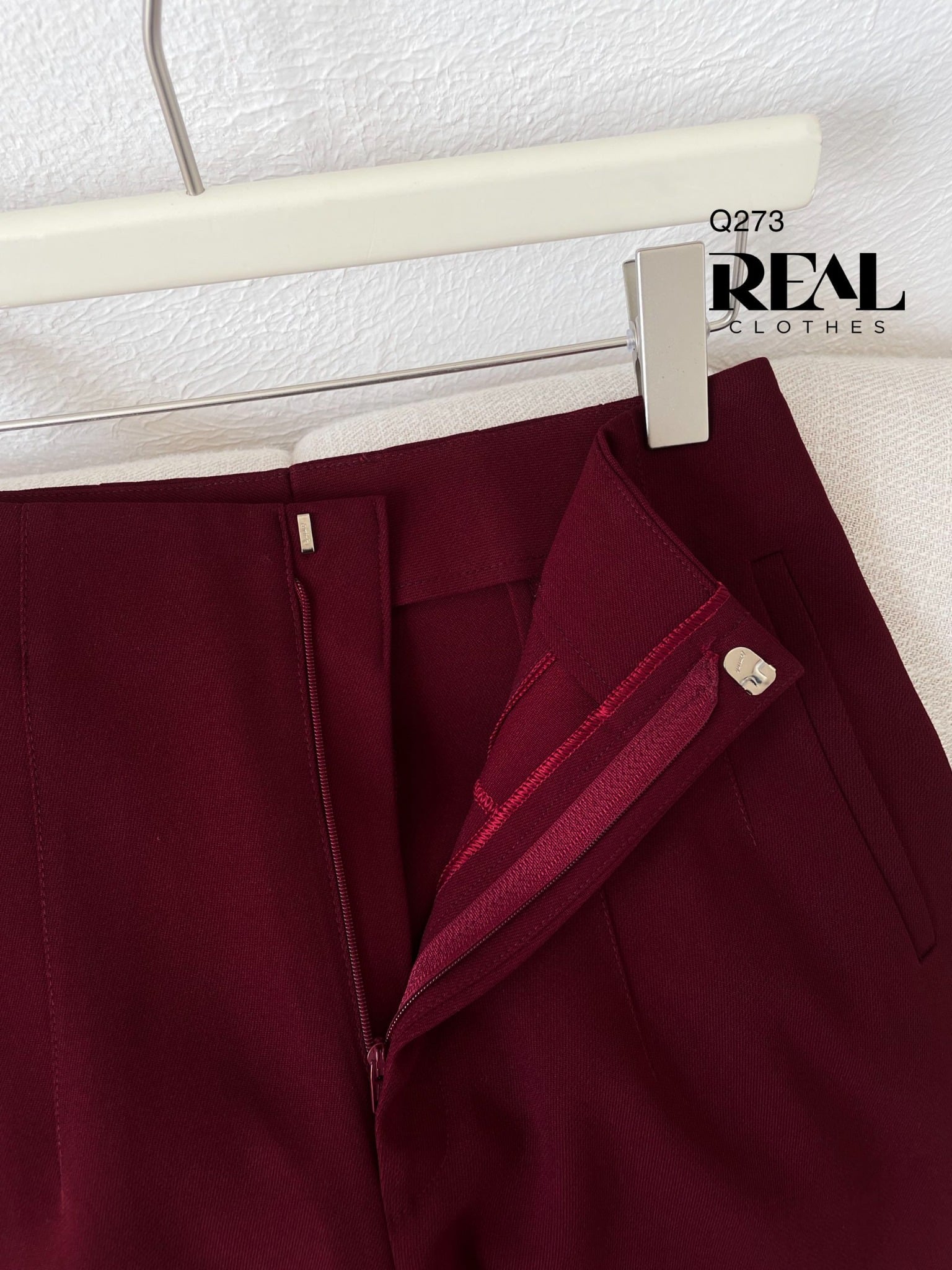 Quần suông Tokyo đỏ đô