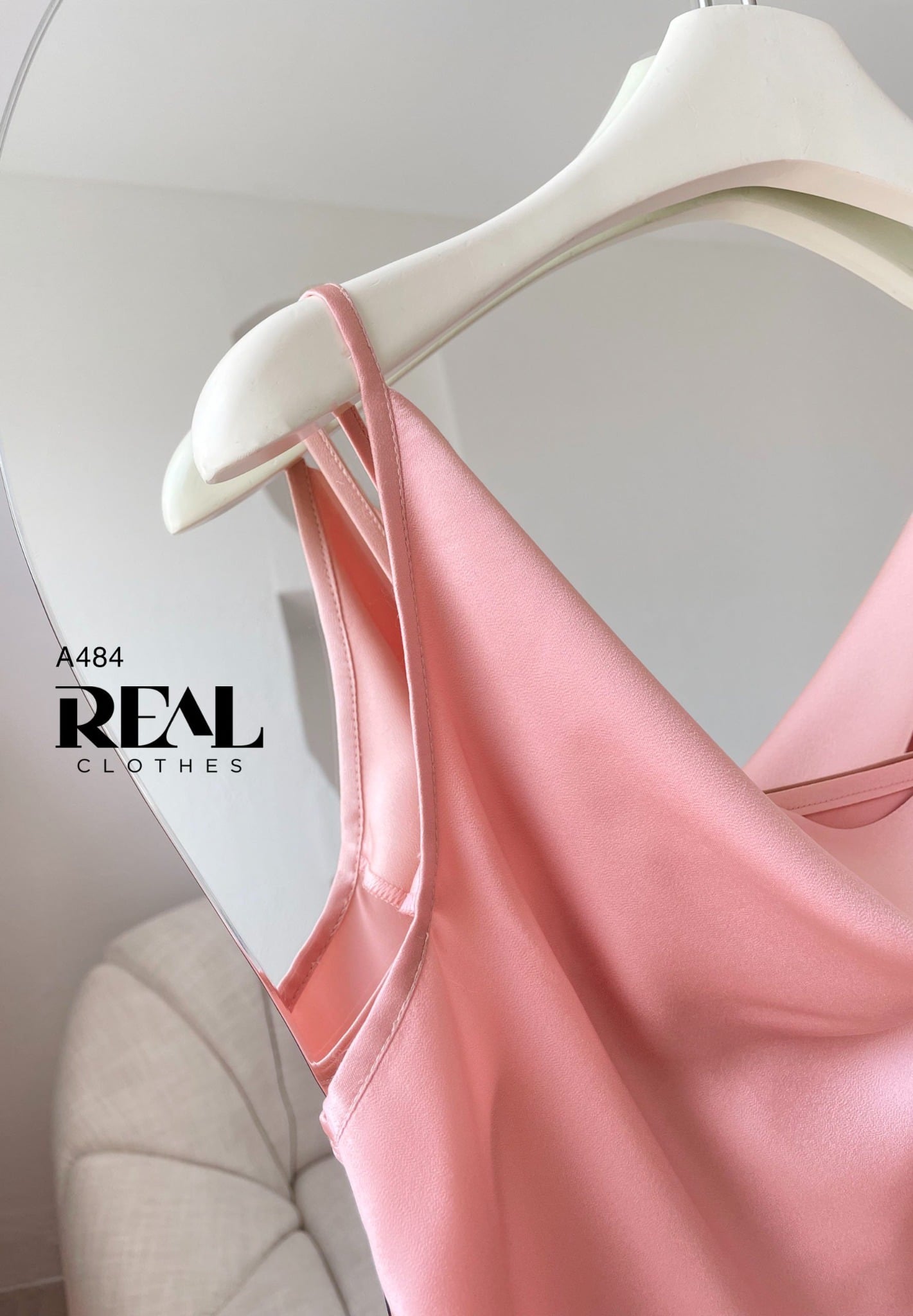 Áo cổ đổ hồng SALE