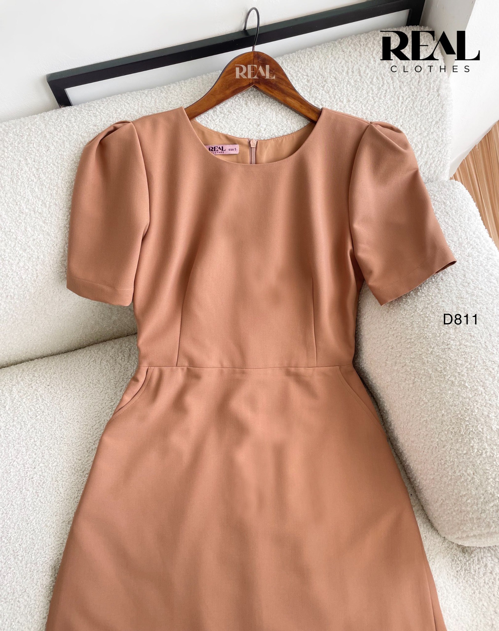 Đầm Mimi mocha FINAL SALE - size XS