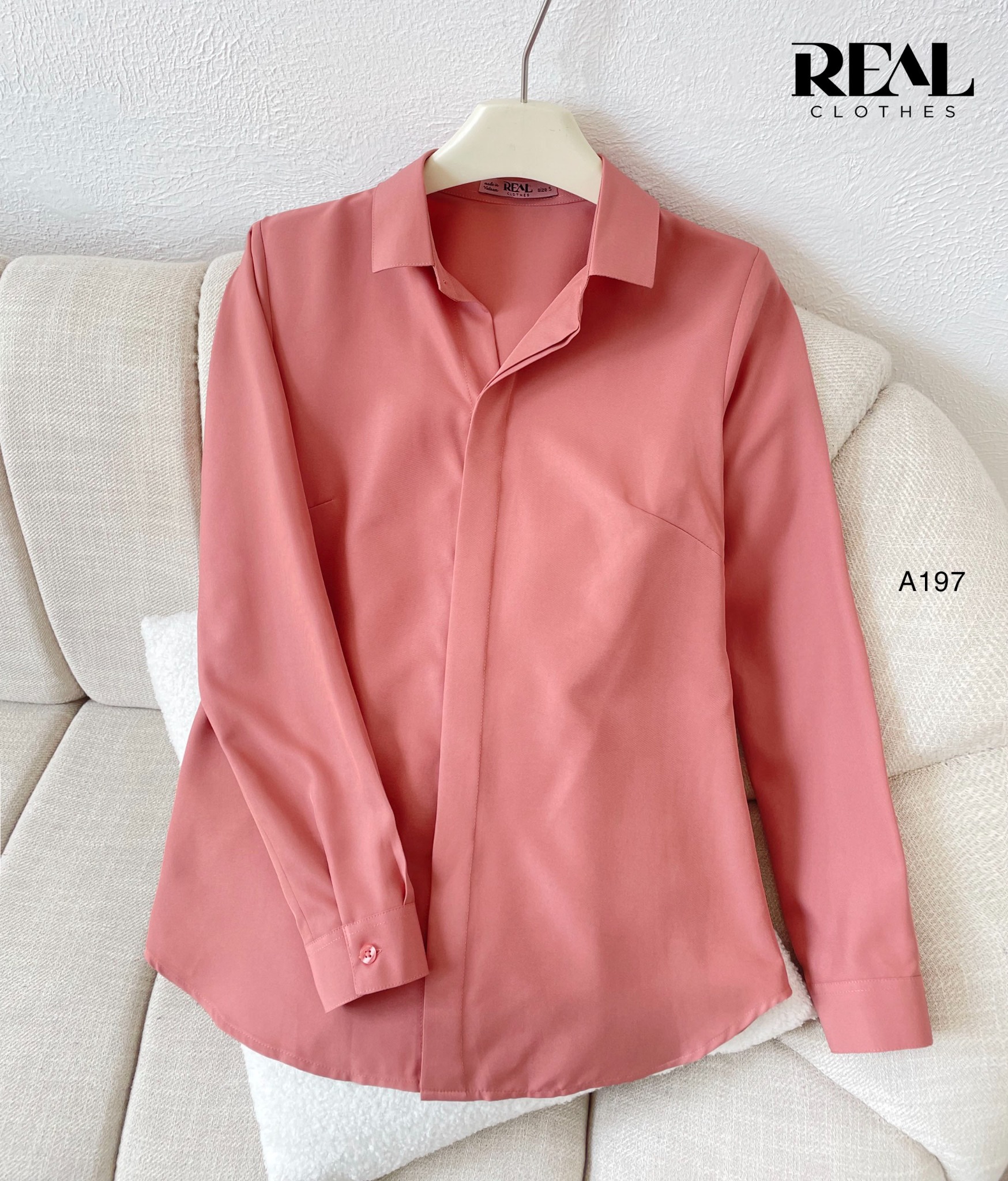 Sơ mi cổ Đức gạch ngói