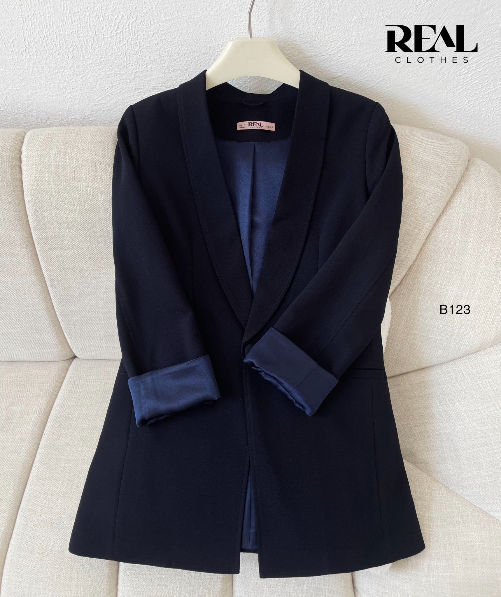 Blazer HQ xanh đen