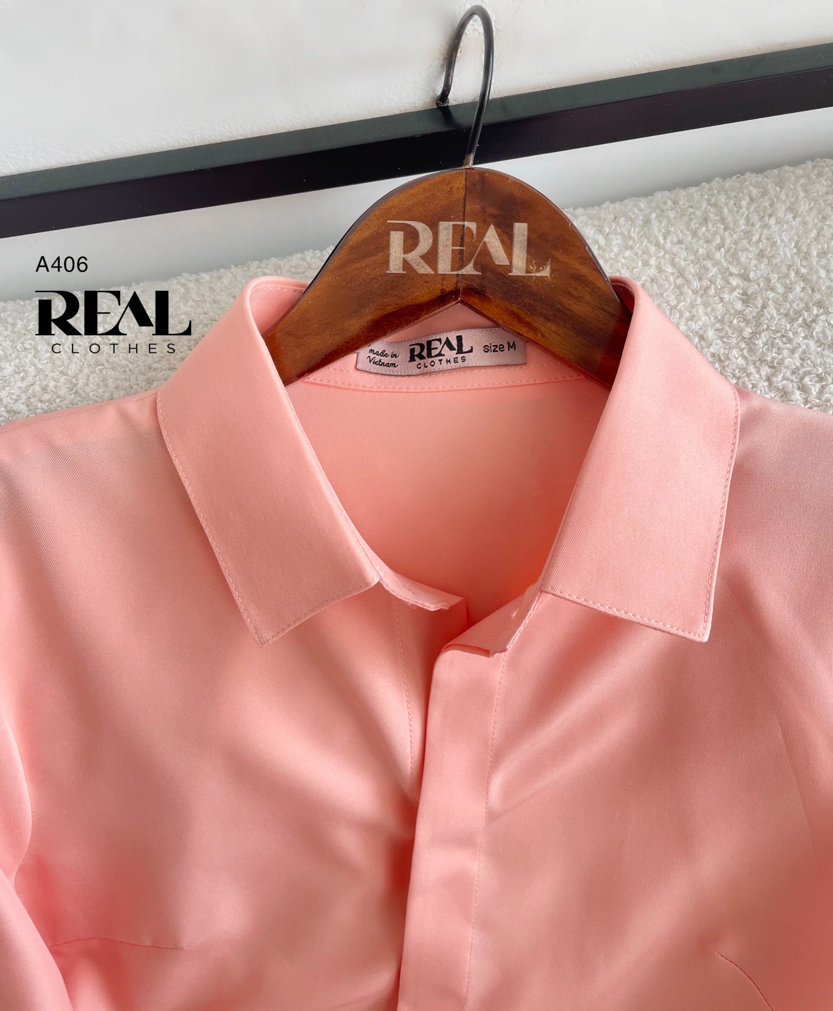 Sơ mi cổ Đức cam SALE