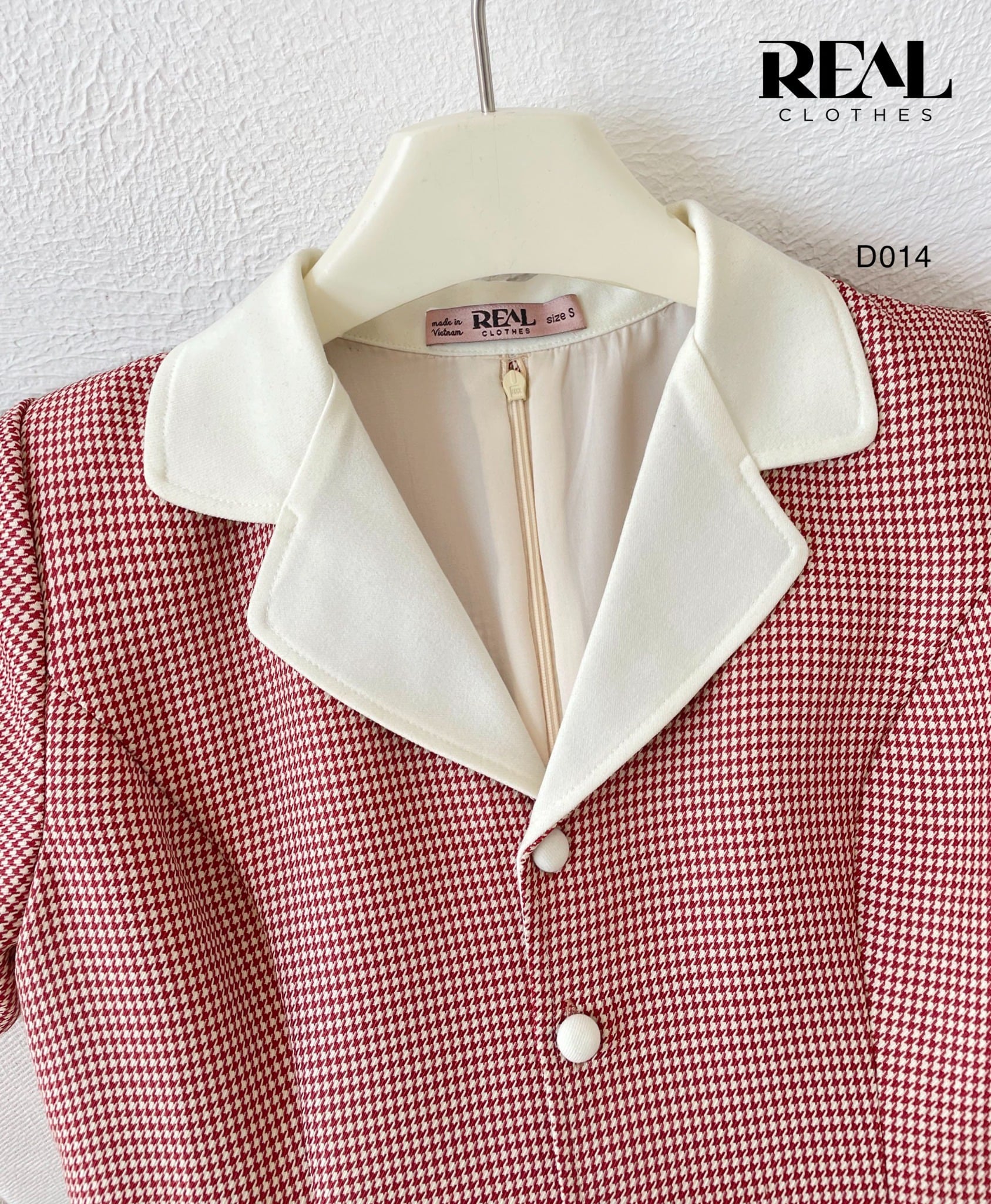 Đầm Sera zigzag đỏ