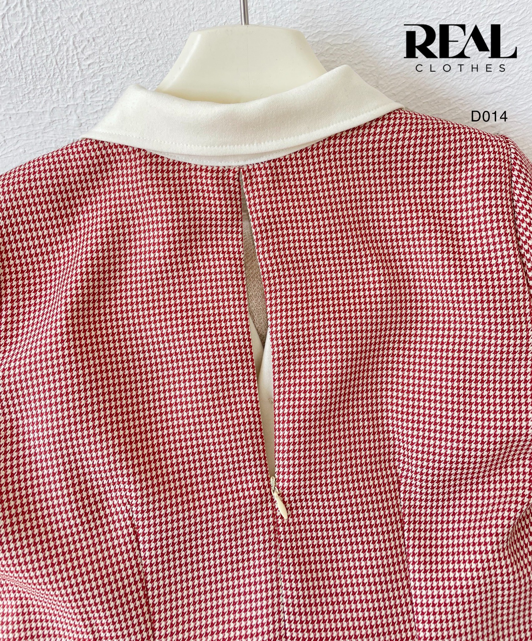 Đầm Sera zigzag đỏ