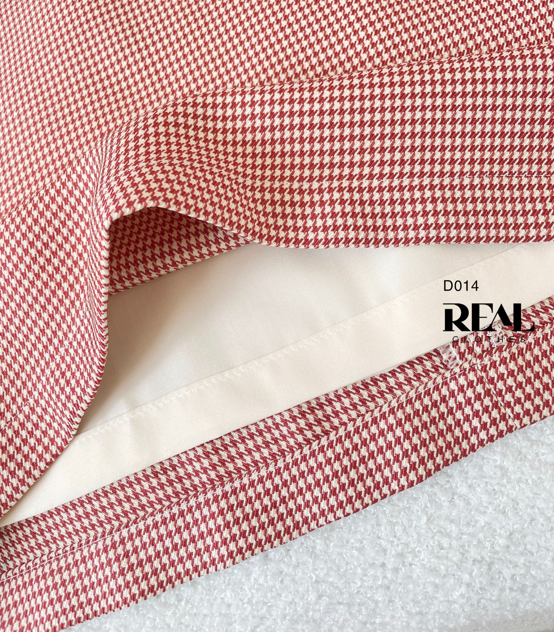 Đầm Sera zigzag đỏ