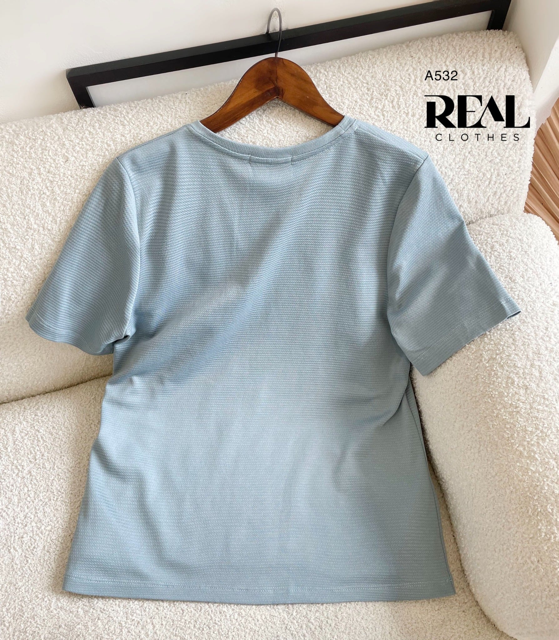 Áo thun cotton hạt xanh FINAL SALE - size XL