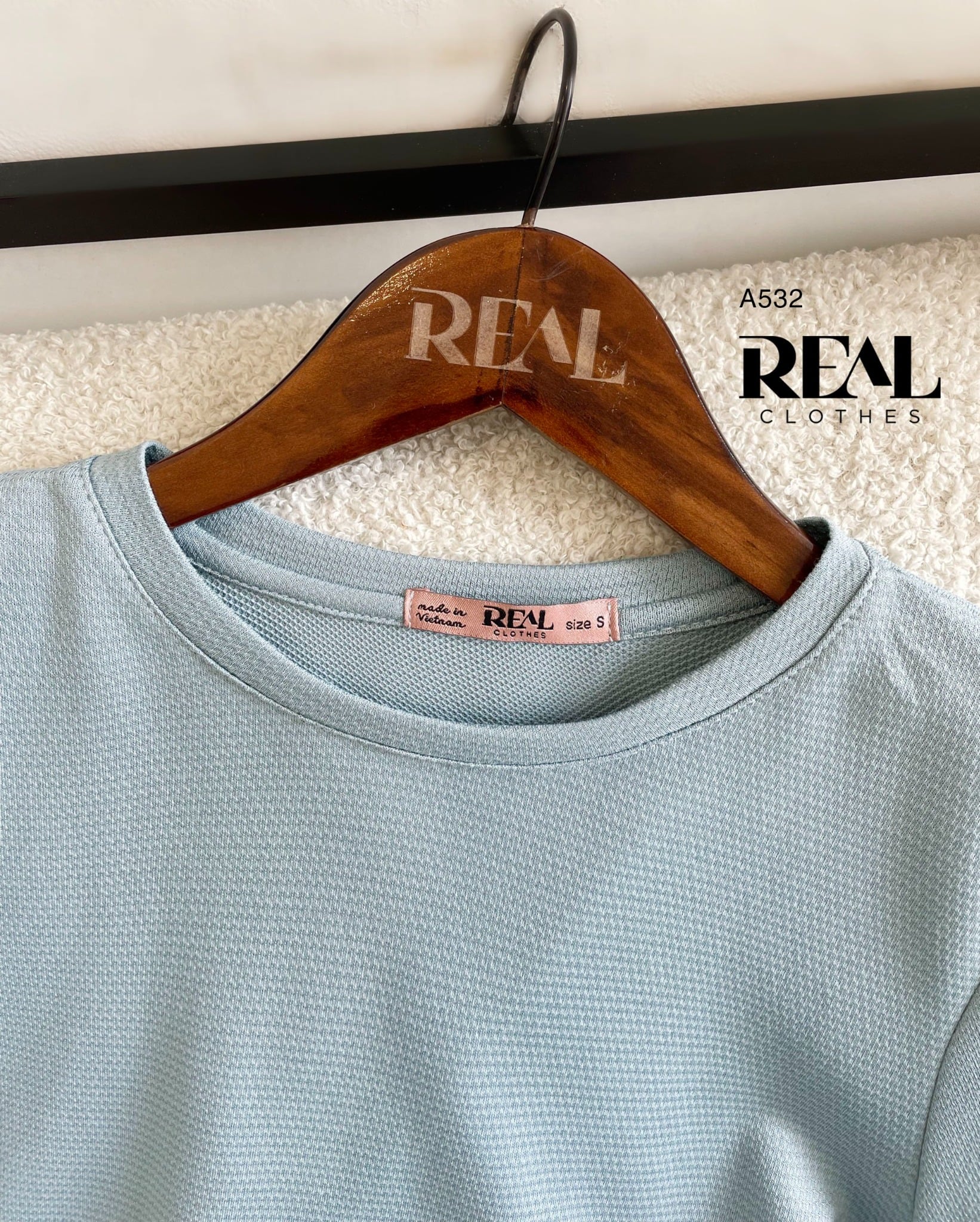 Áo thun cotton hạt xanh FINAL SALE - size XL