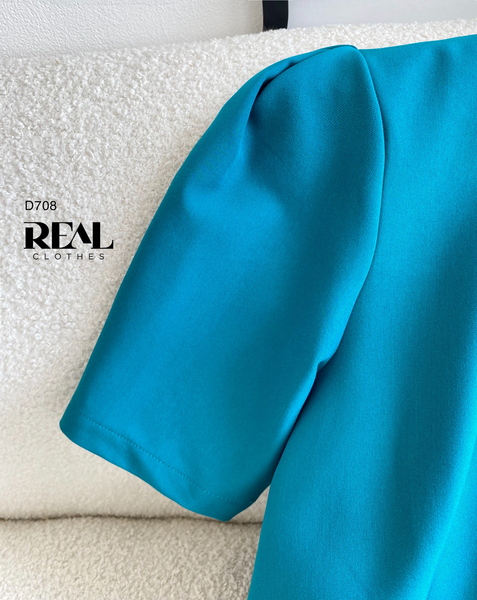 Đầm Mimi xanh cổ vịt FINAL SALE - size XS