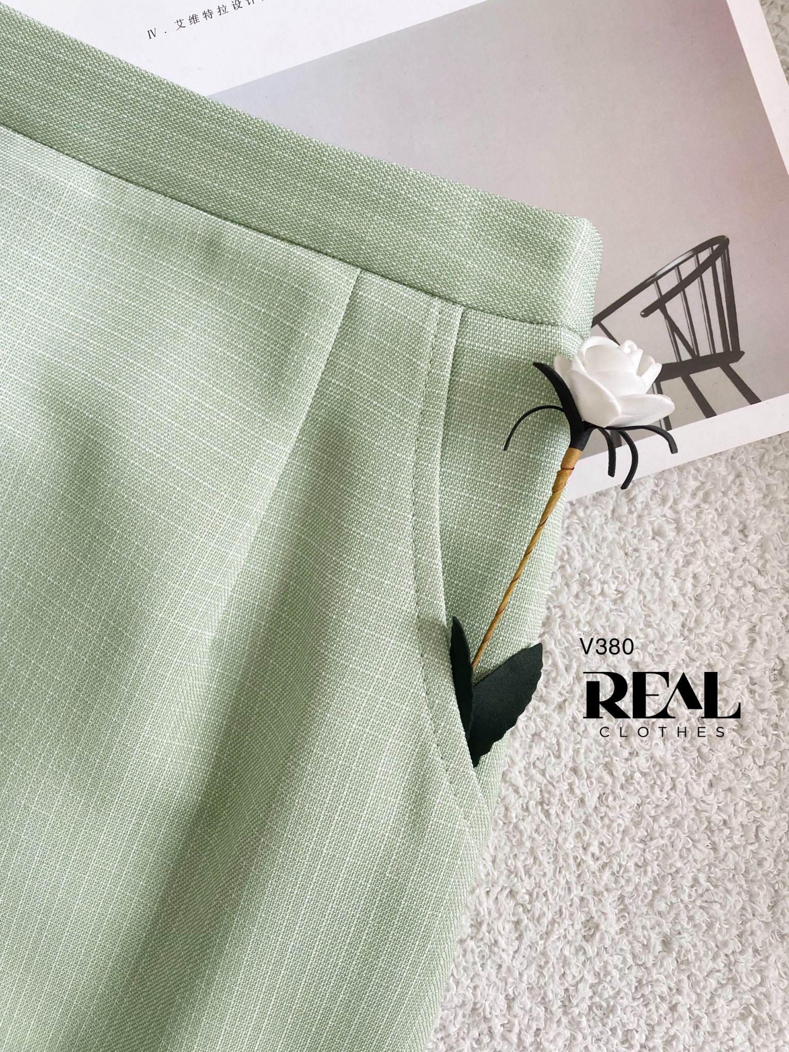 Váy Summer Lily xanh bơ SALE