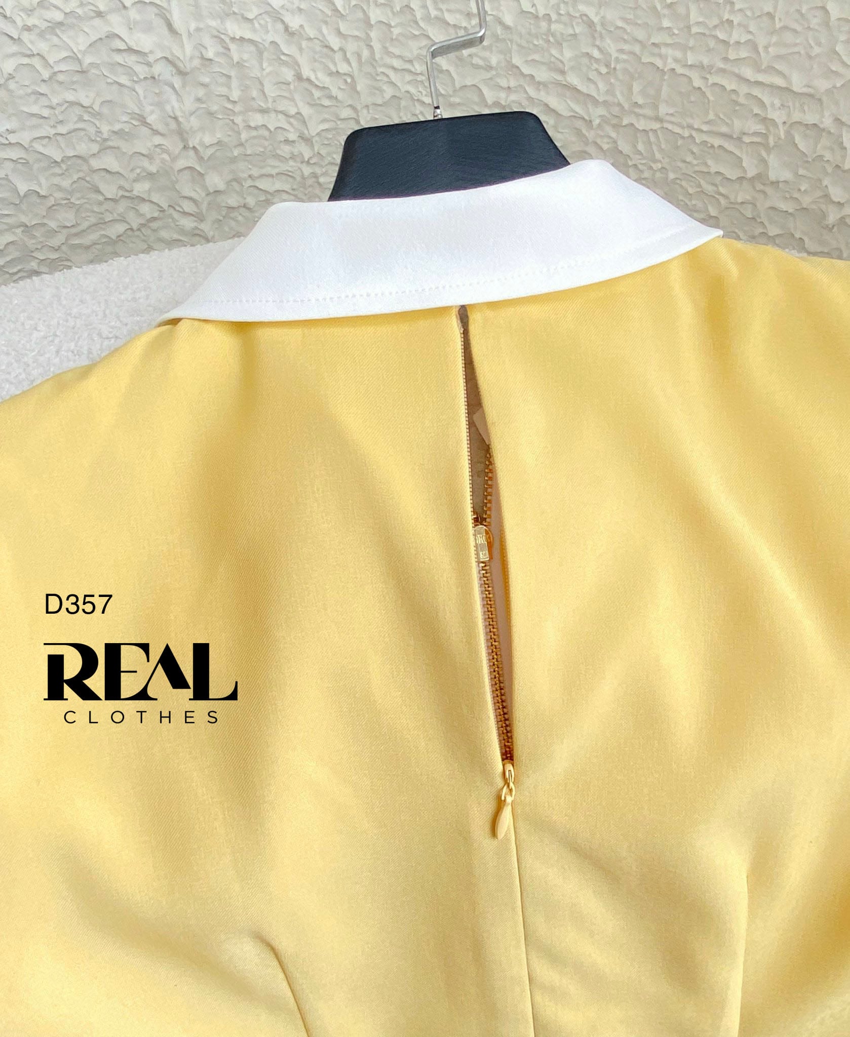 Đầm Zipper vàng SALE - size XS