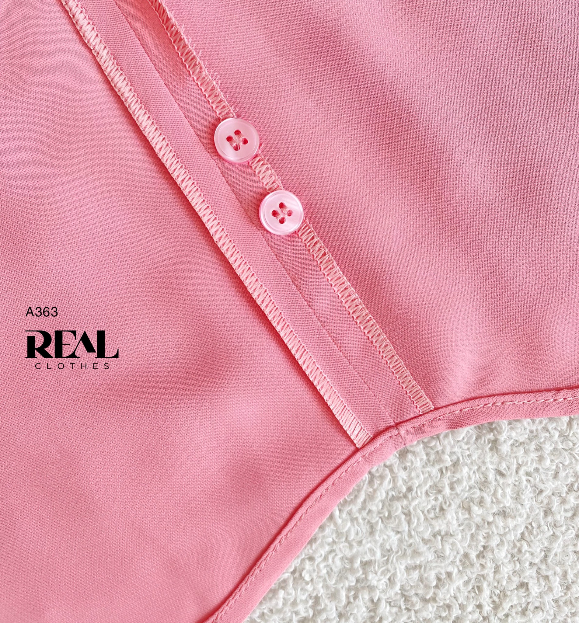 Sơ mi cổ nhọn hồng