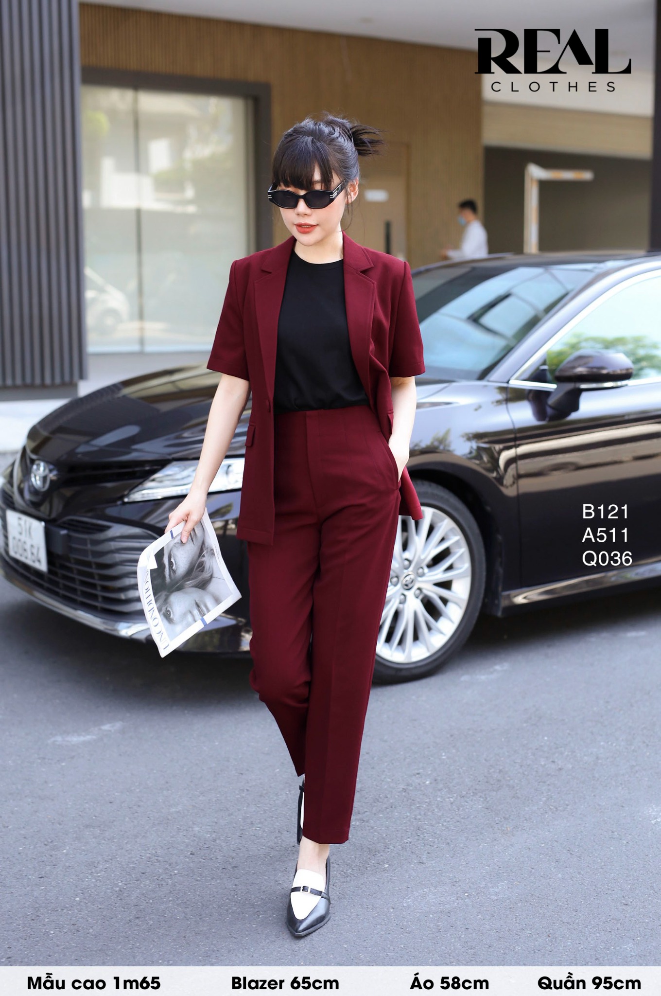 Blazer Japan đỏ đô 65