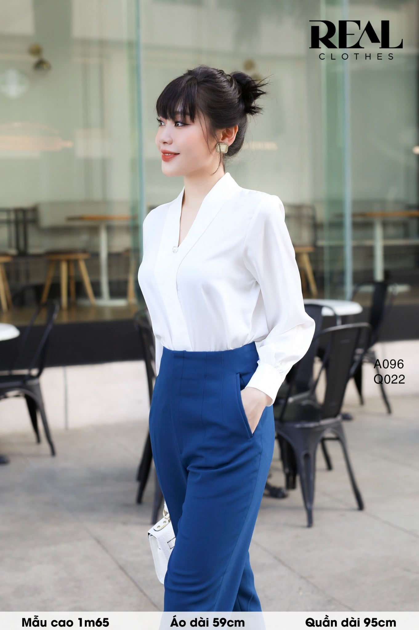 Quần Tokyo cindy xanh cổ vịt