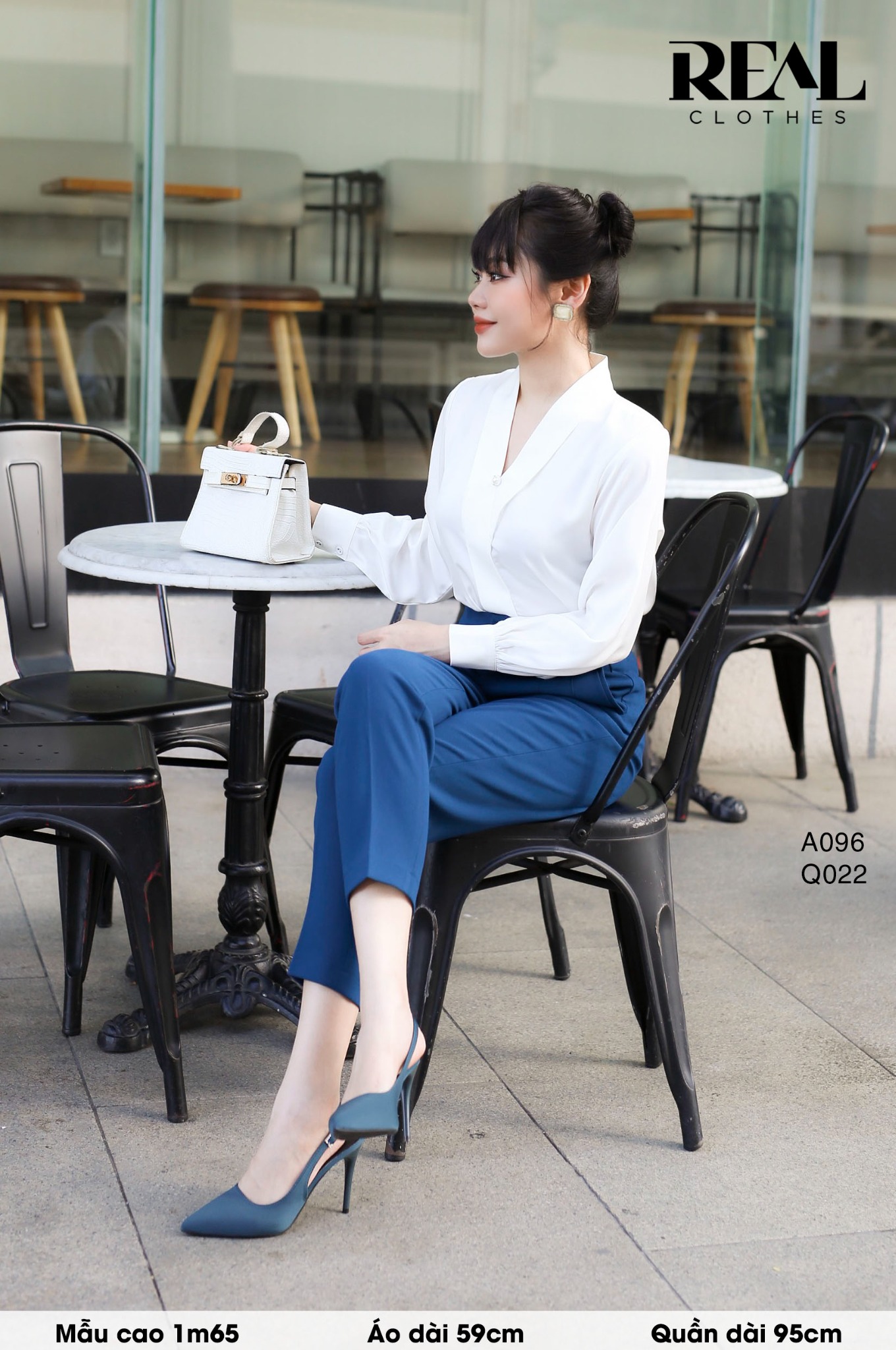 Quần Tokyo cindy xanh cổ vịt