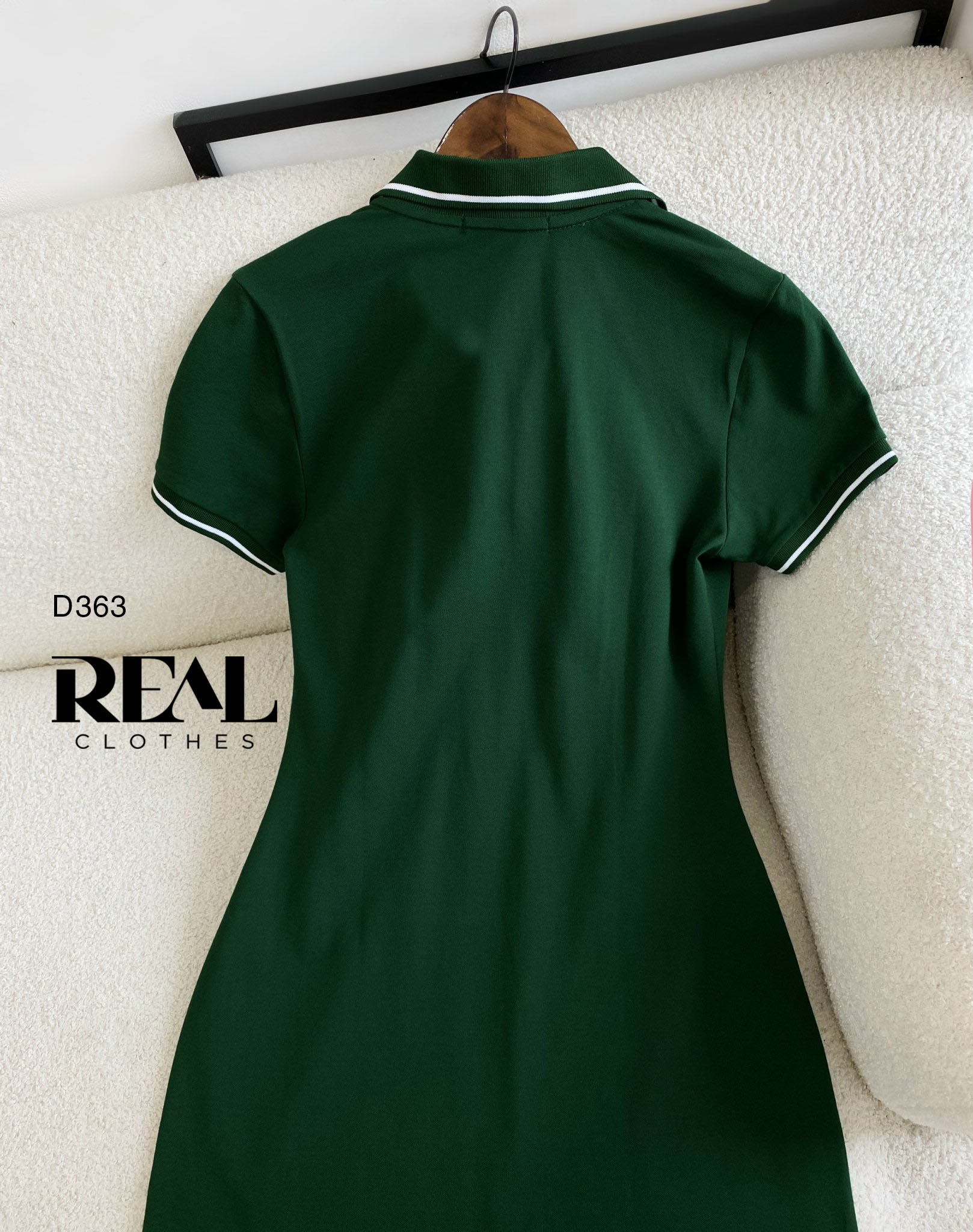Đầm polo xanh lá FINAL SALE - size S