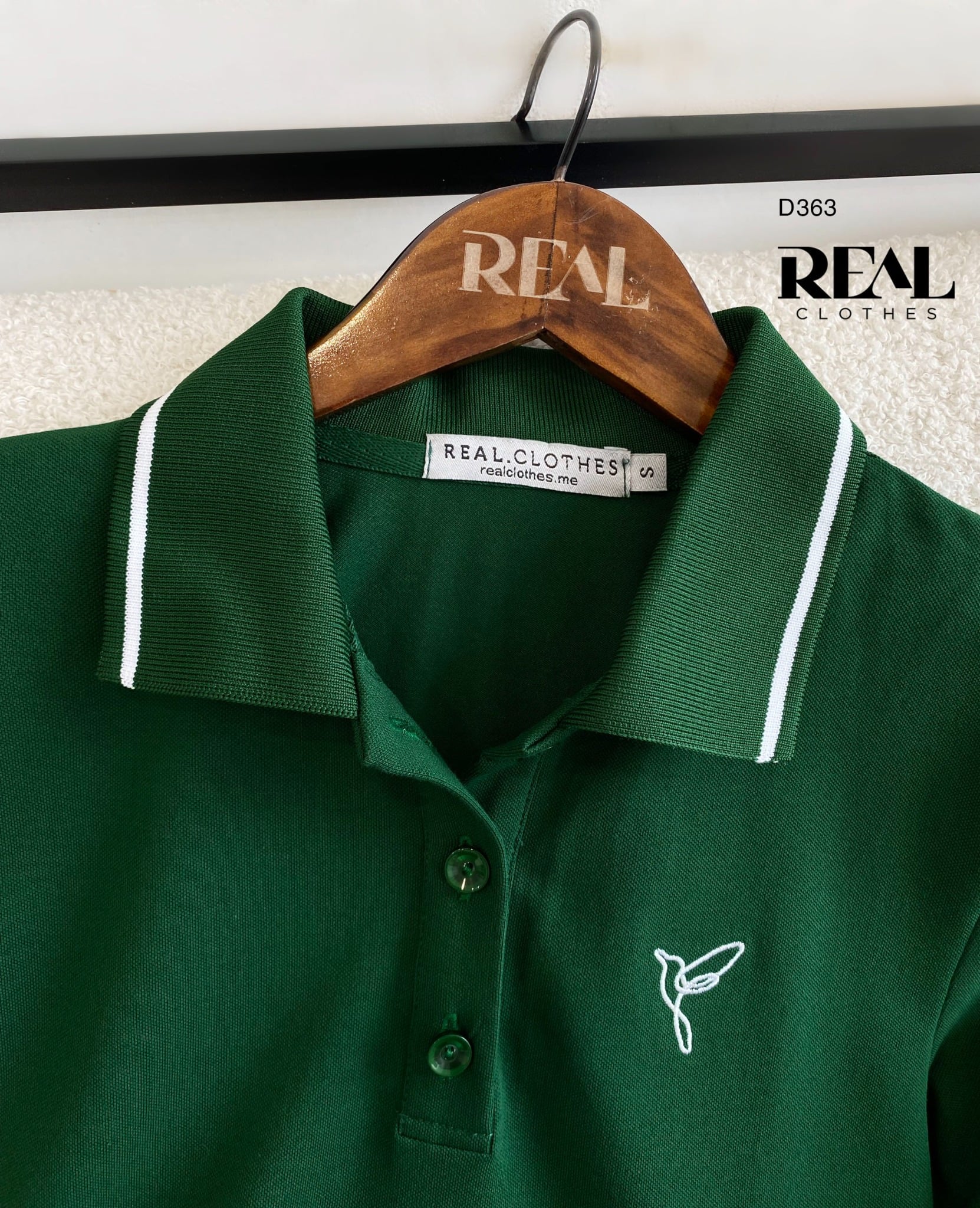 Đầm polo xanh lá FINAL SALE - size S