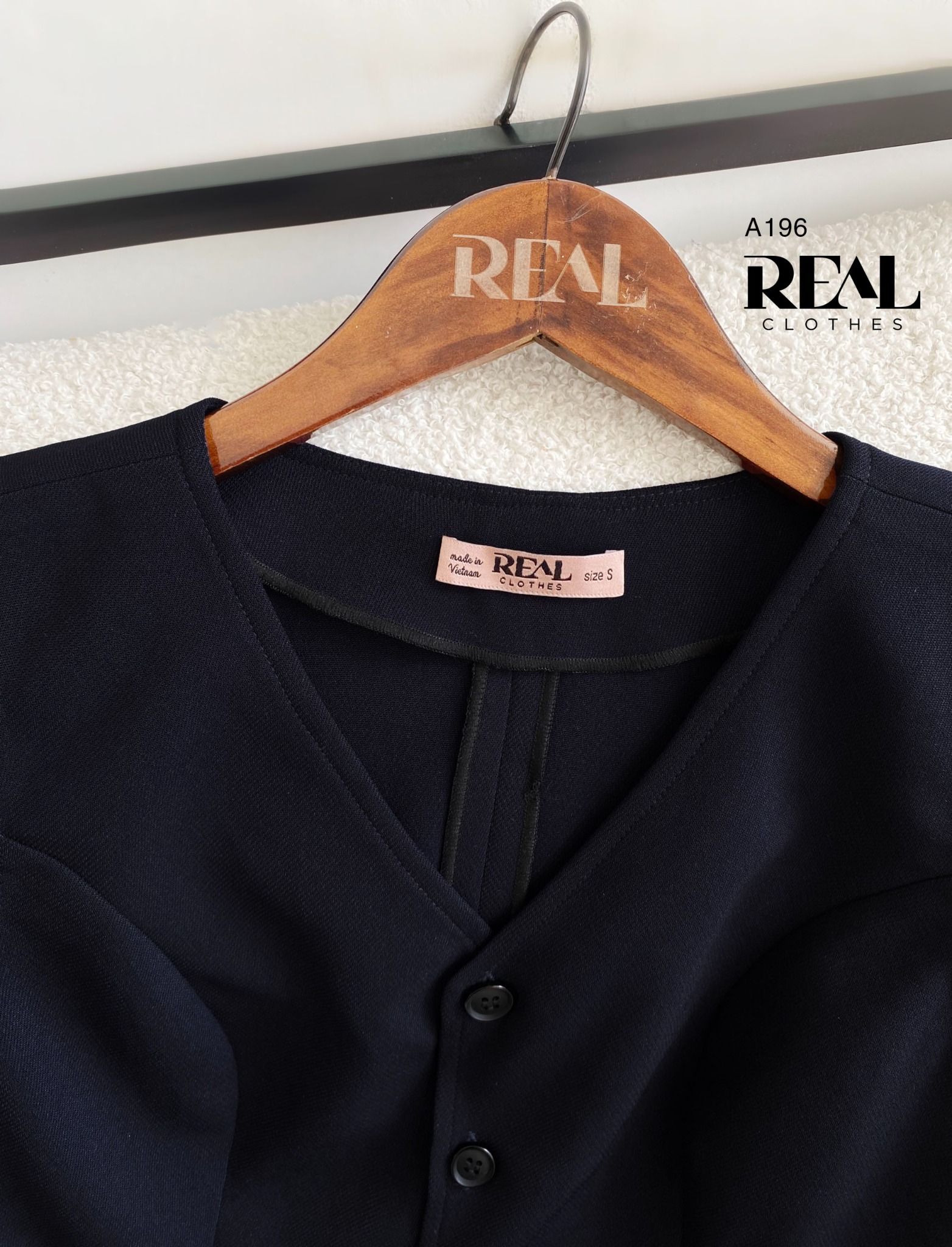 Áo kiểu ghile xanh đen