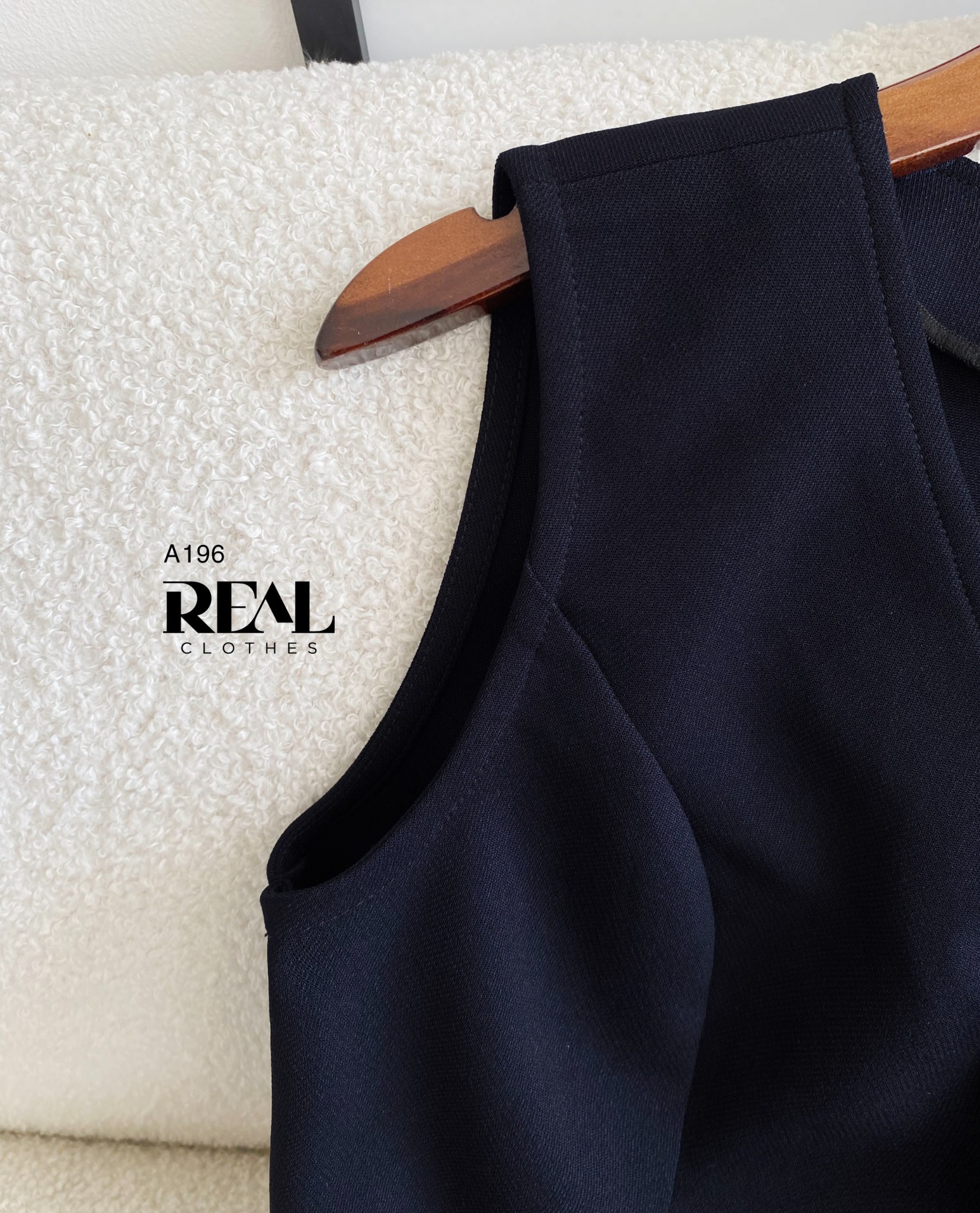 Áo kiểu ghile xanh đen