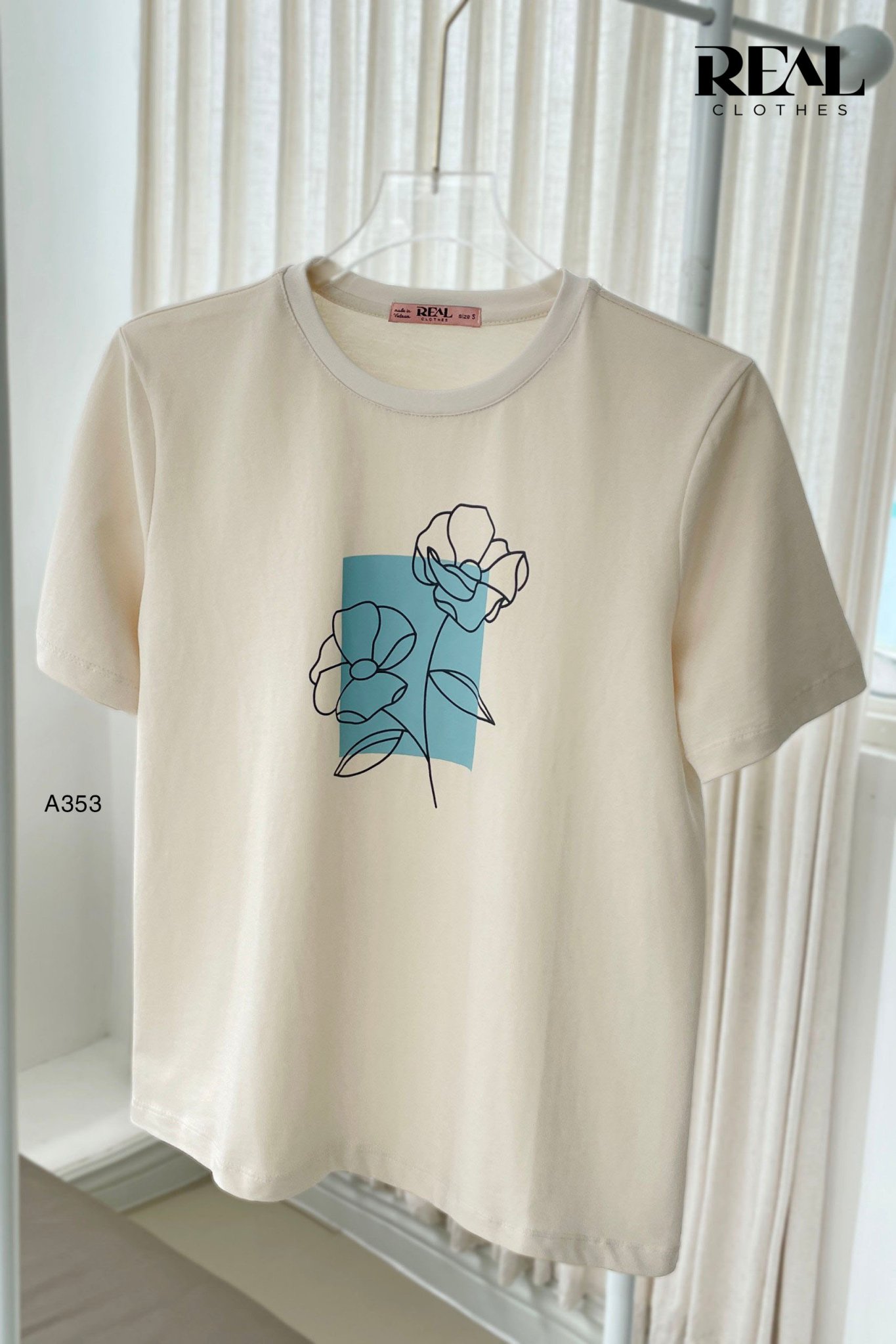 Áo thun cotton nude PRINT SALE