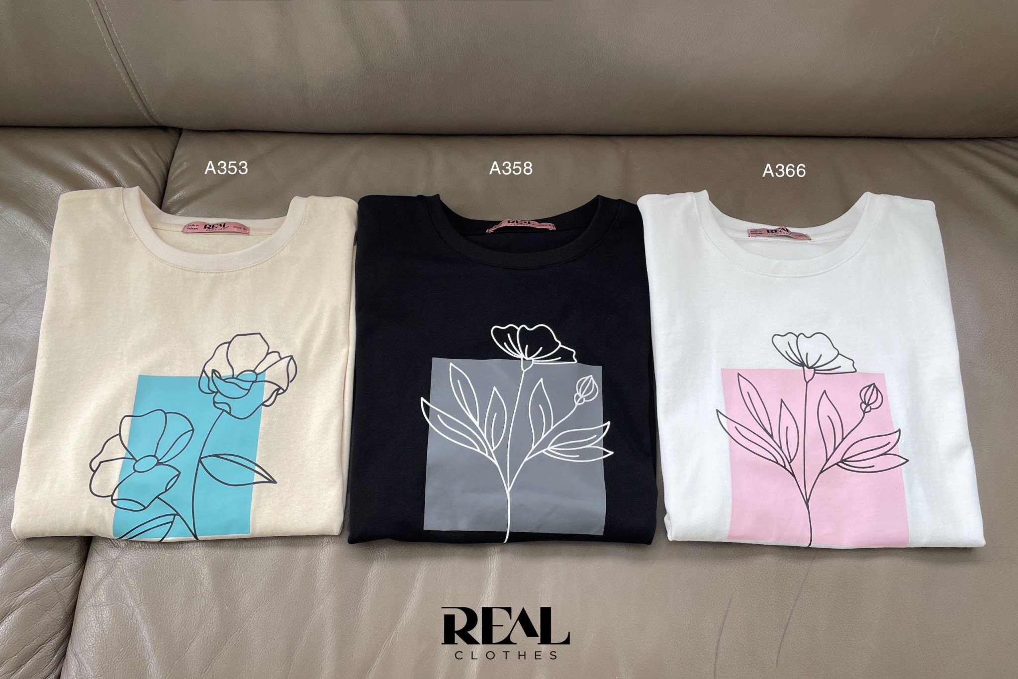 Áo thun cotton nude PRINT SALE