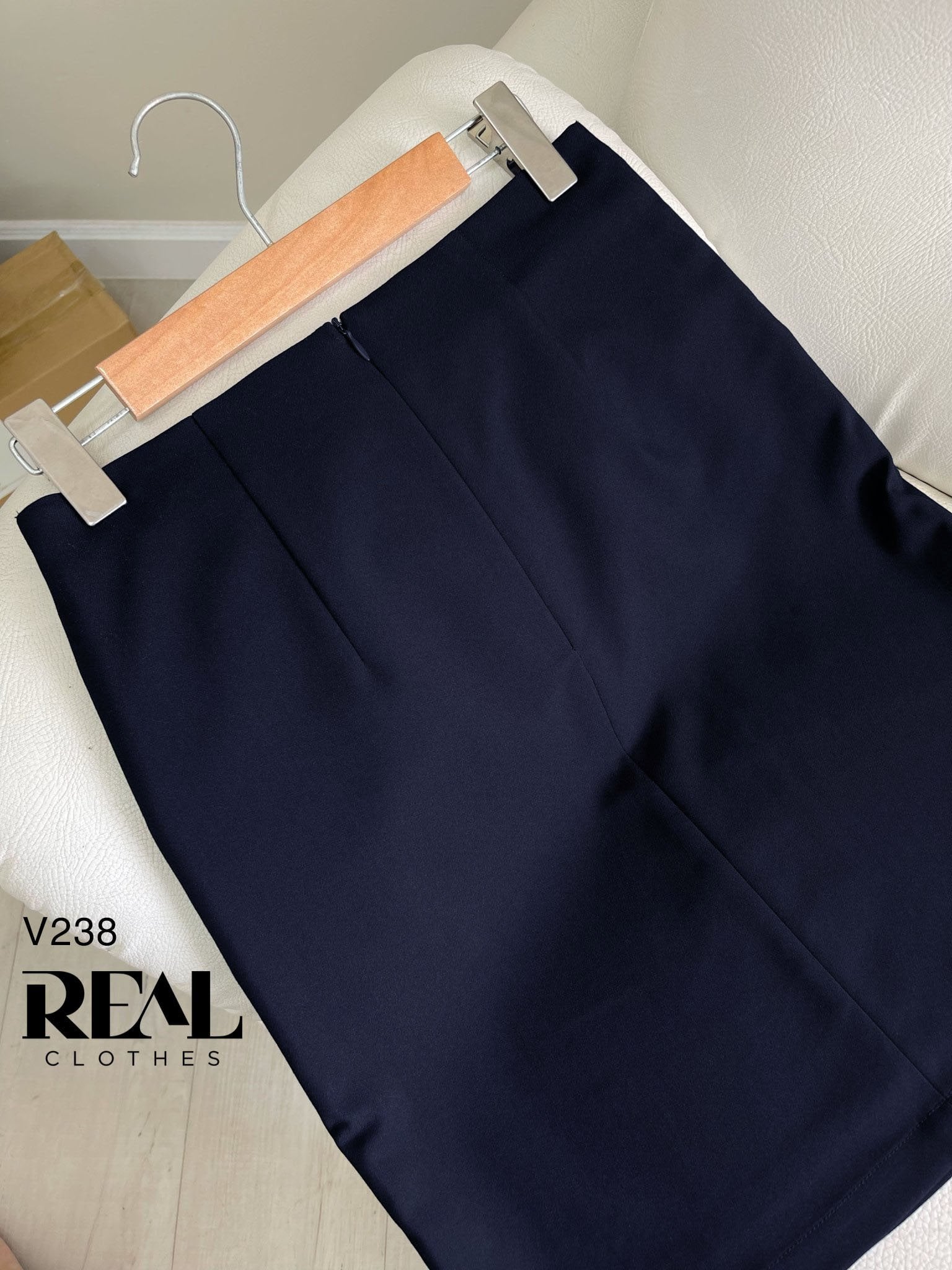 Váy Office xanh đen