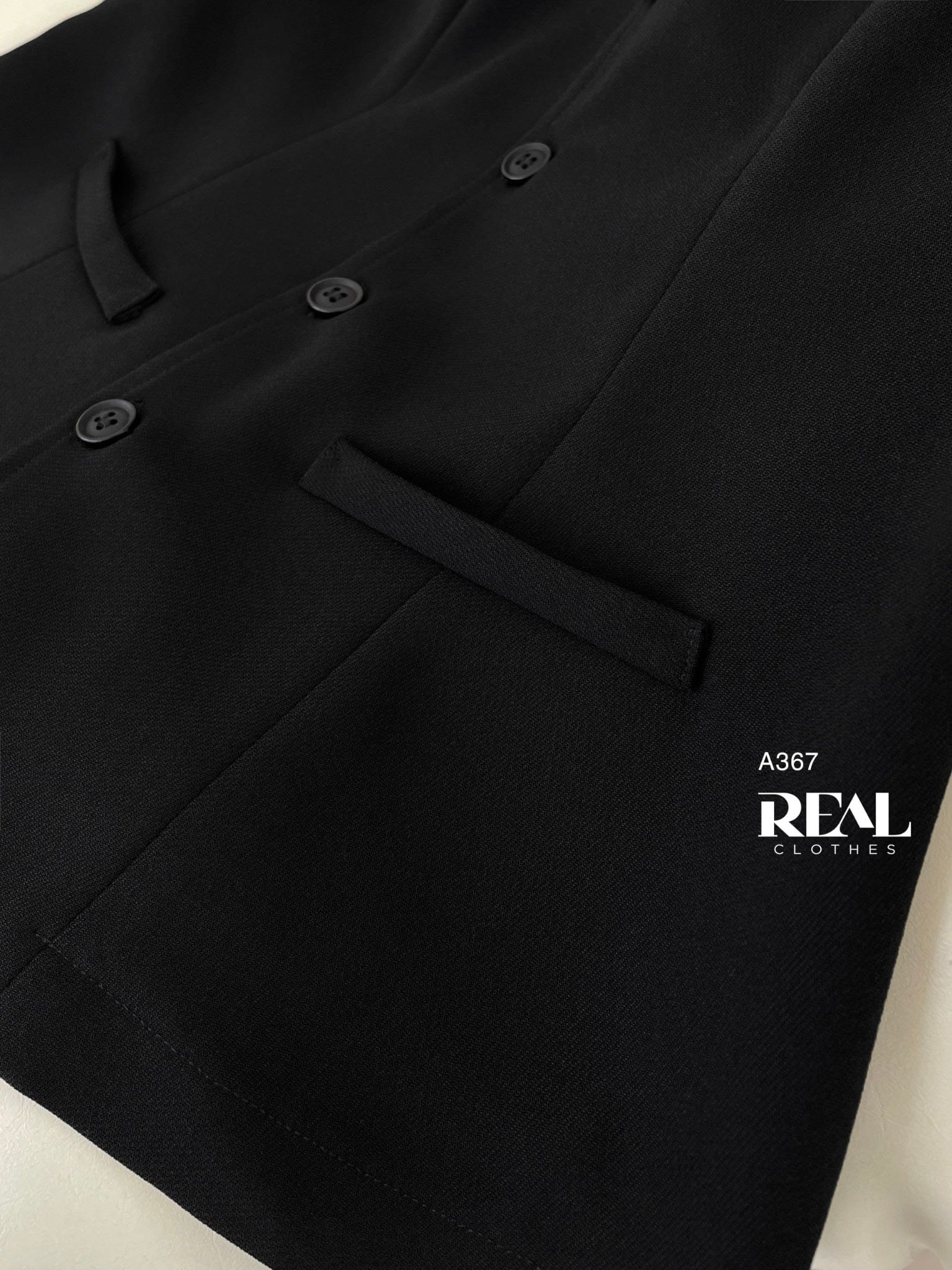 Áo kiểu ghile đen