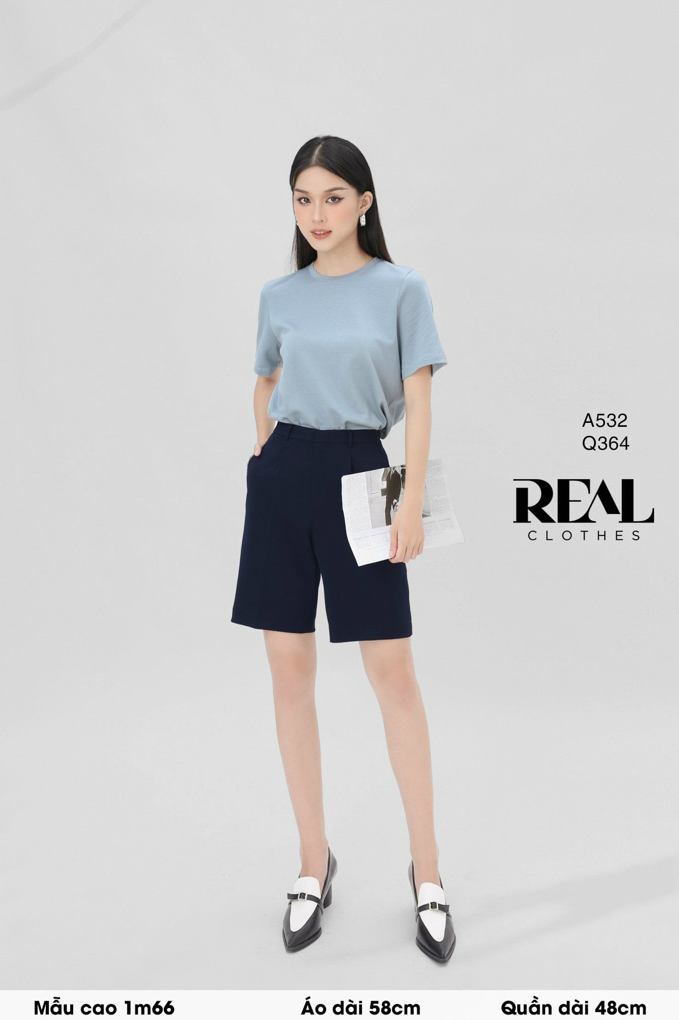 Áo thun cotton hạt xanh FINAL SALE - size XL