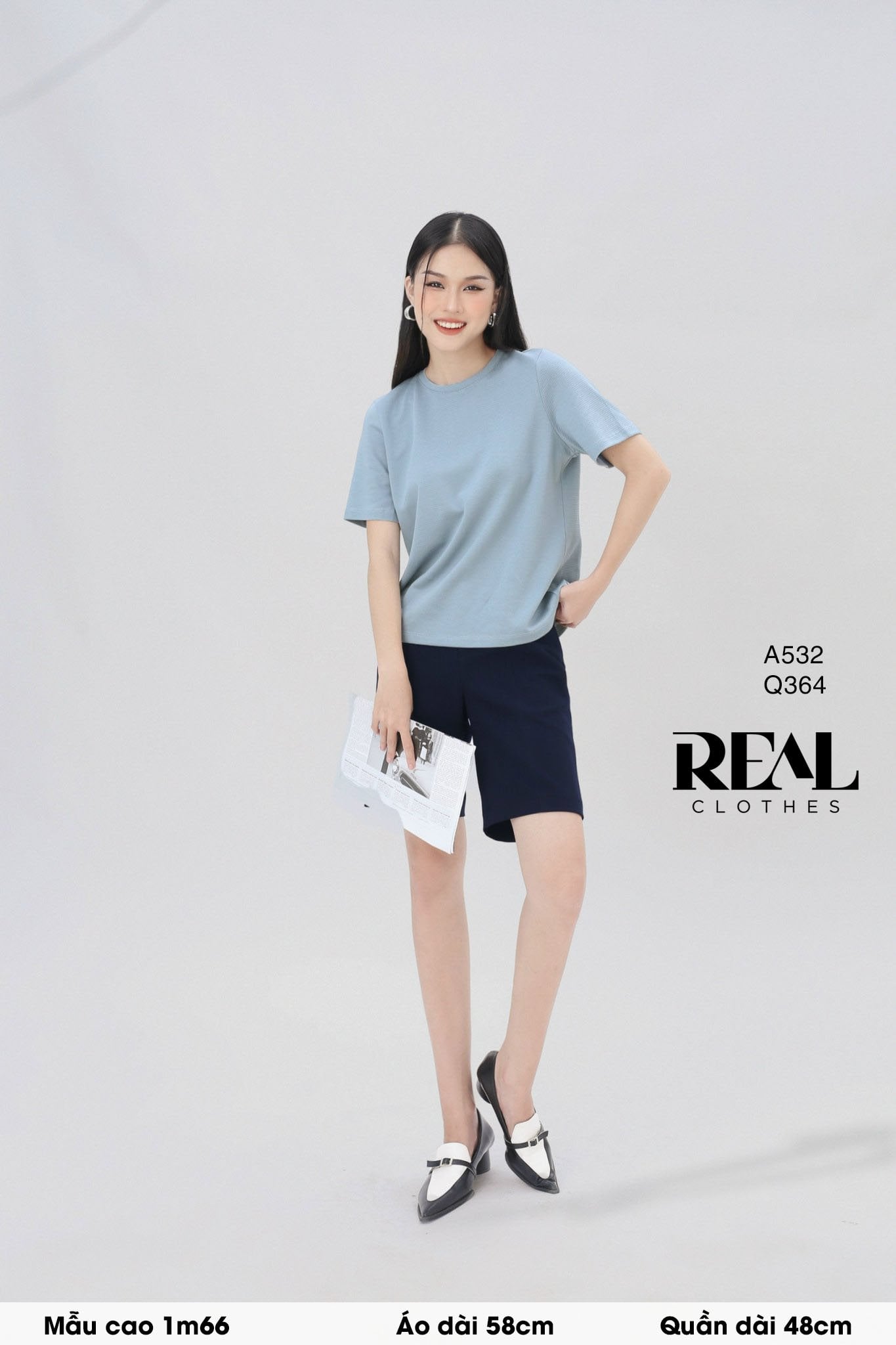 Áo thun cotton hạt xanh FINAL SALE - size XL