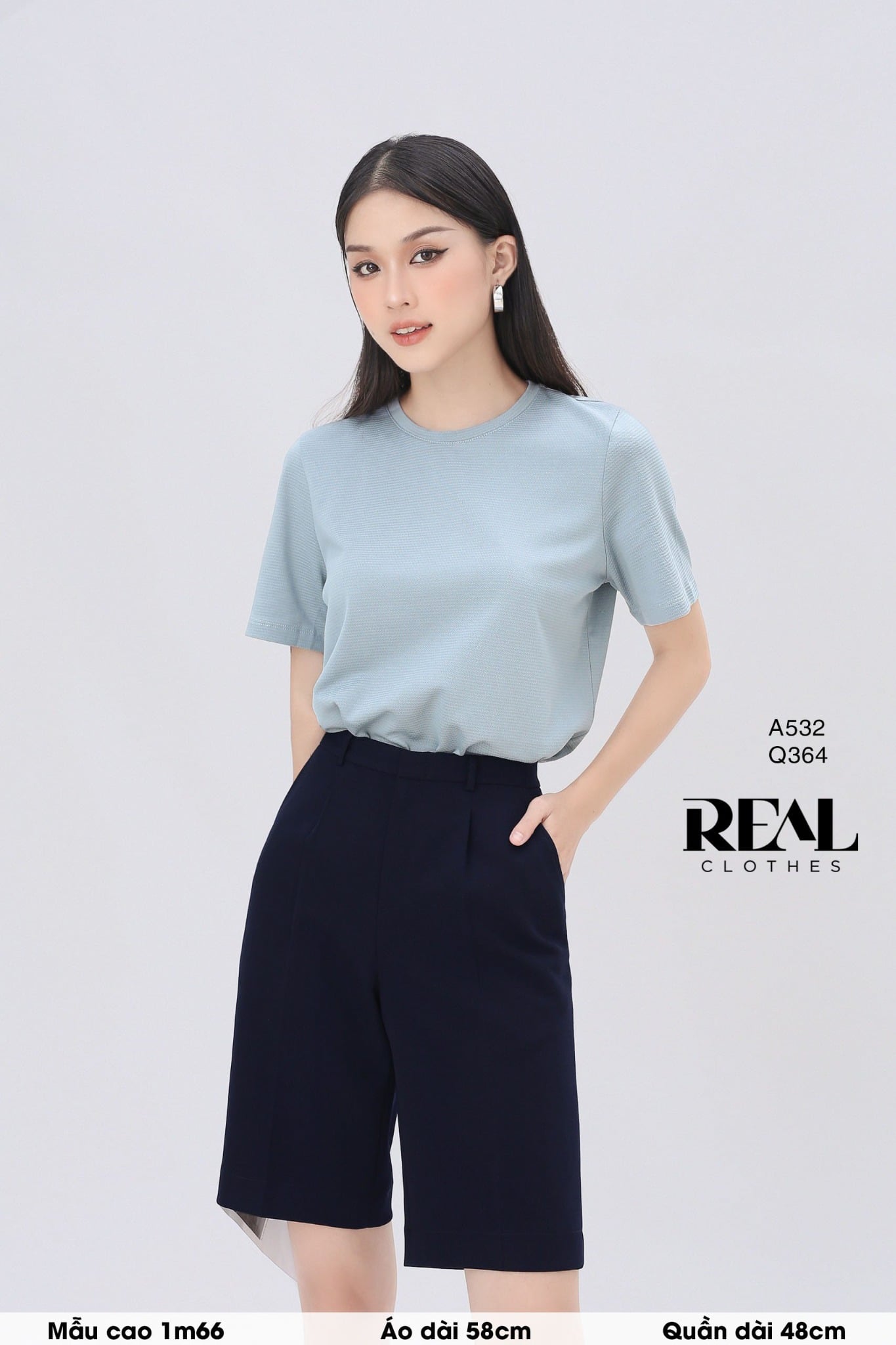 Áo thun cotton hạt xanh FINAL SALE - size XL