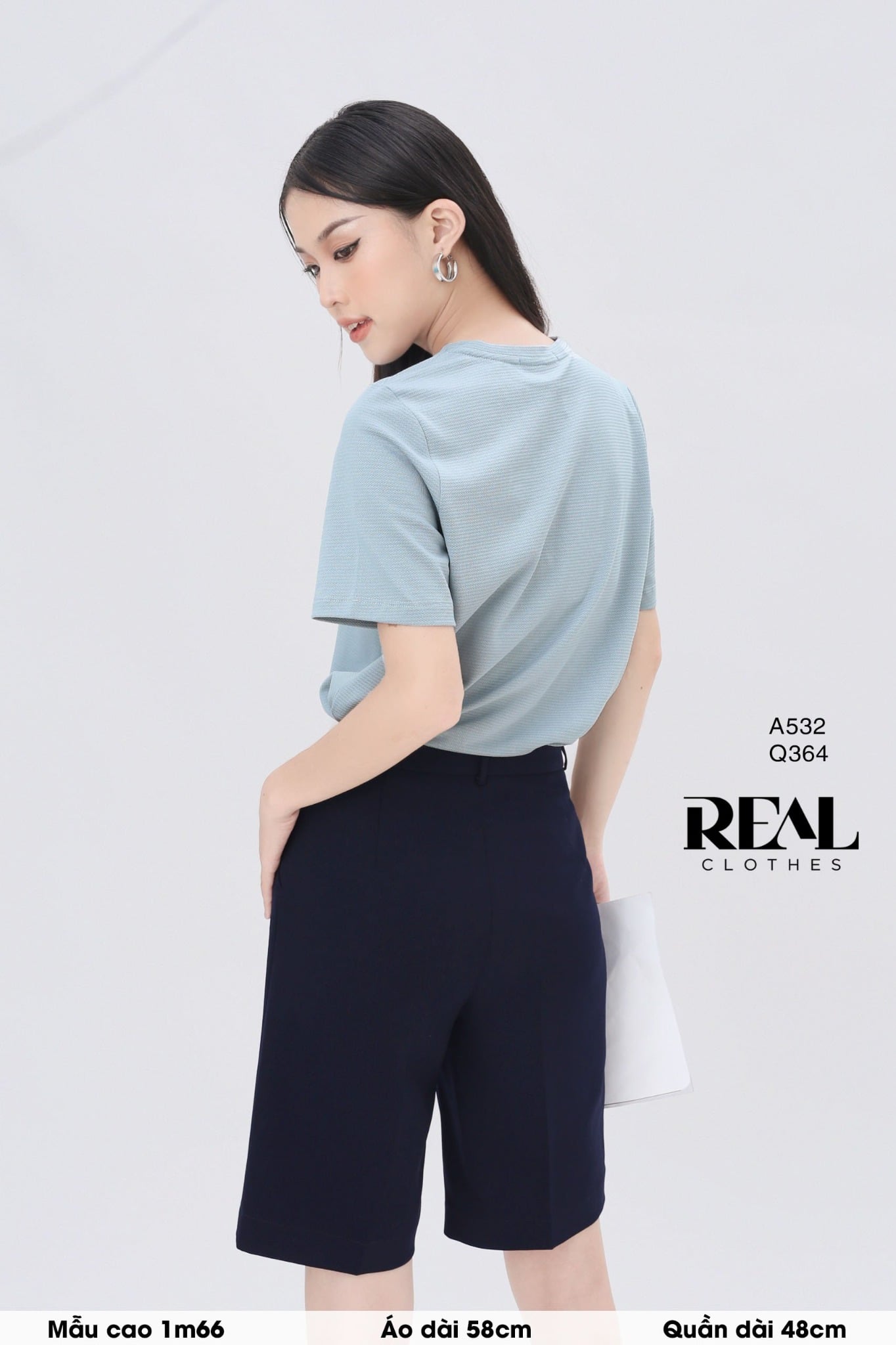 Áo thun cotton hạt xanh FINAL SALE - size XL