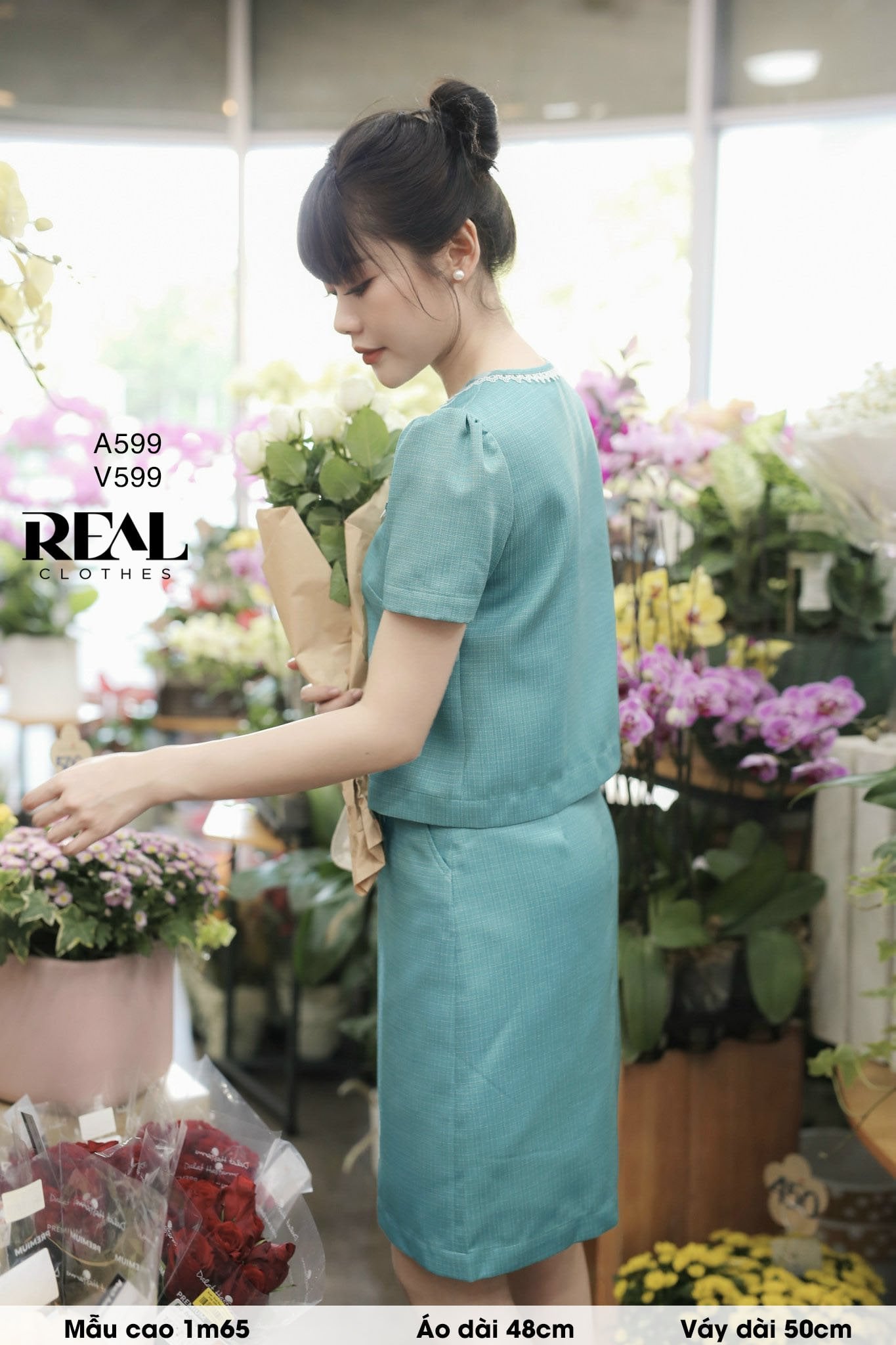 Váy Summer Lily xanh lam SALE