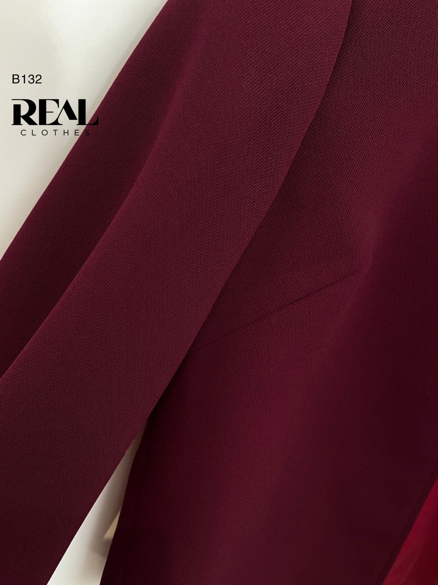 Blazer cổ tròn cindy đỏ