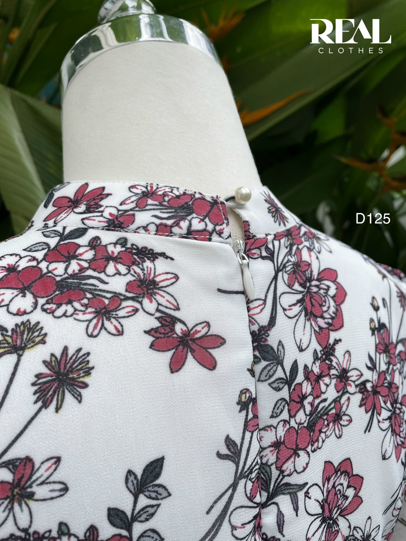 Đầm voan tơ hoa đỏ SALE - size XS